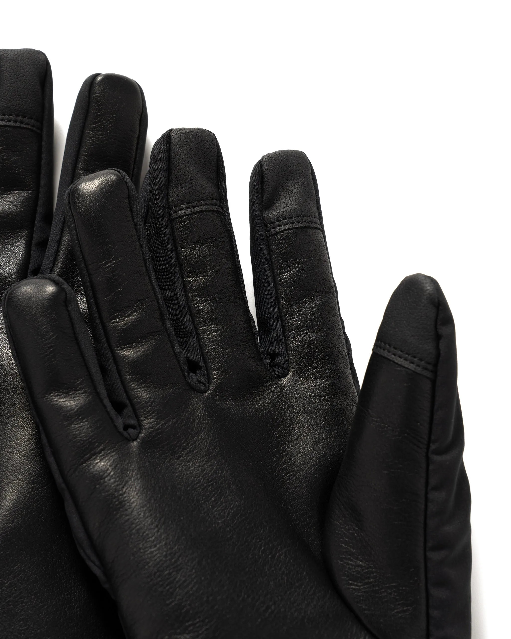 Alpine Gloves - GORE-TEX WINDSTOPPER 3L Nylon Softshell / Polartec Black