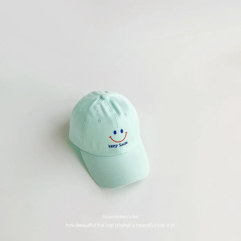 Baby cap style spring and summer thin sun hat for children small and fresh boys and girls sun protection baseball cap trendy