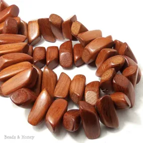 Bayong Wood Chunky Nugget 13x34mm (Half Strand)