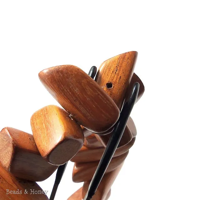 Bayong Wood Chunky Nugget 13x34mm (Half Strand)