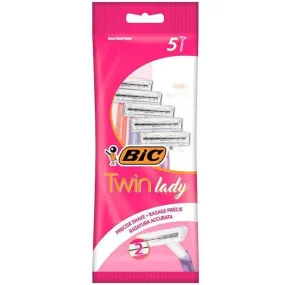BiC Twin Lady Women's Disposable Razors 5 Pack - Case of 20