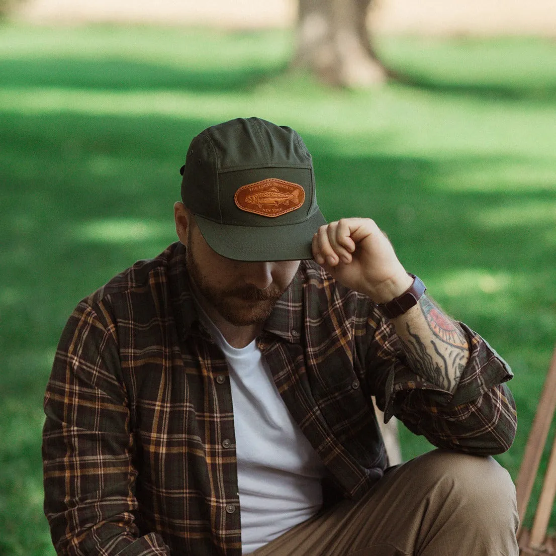 Camp Hat // Leather Patch // Trout