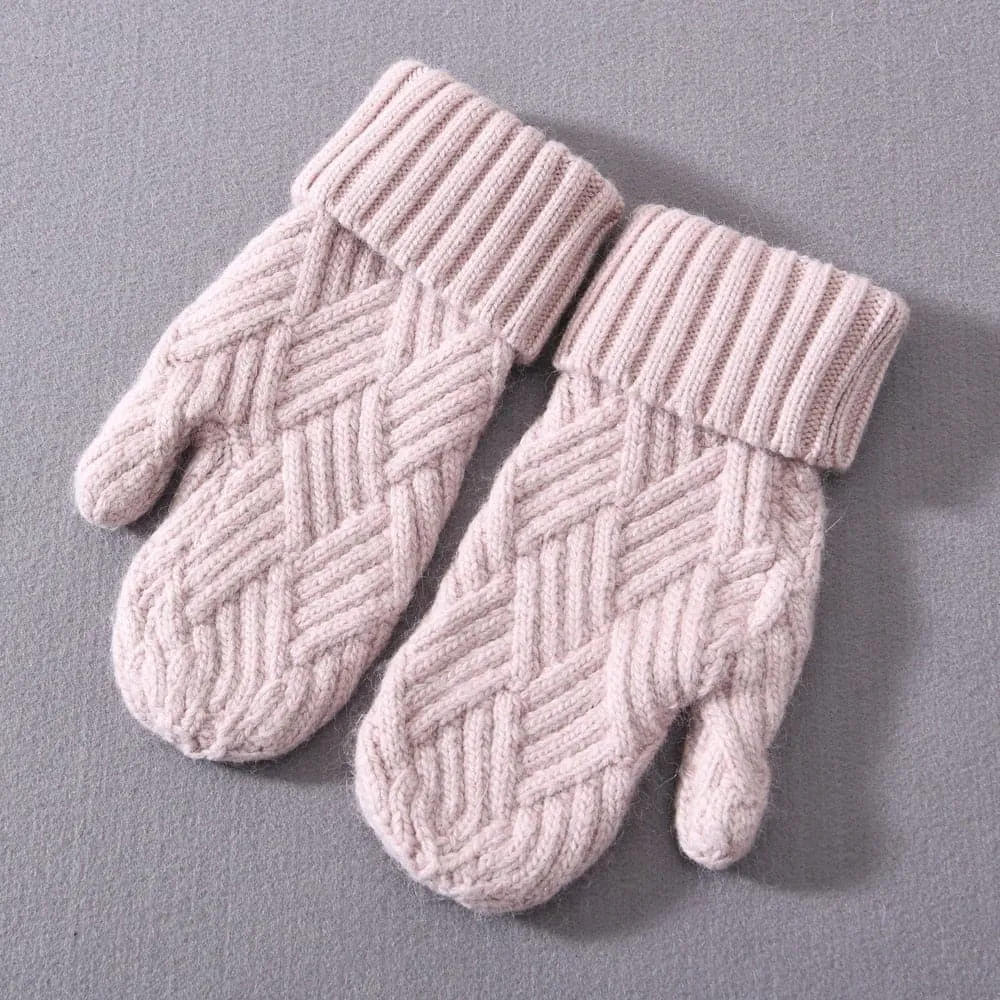 Cashmere Knit Mittens for Unmatched Warmth & Style