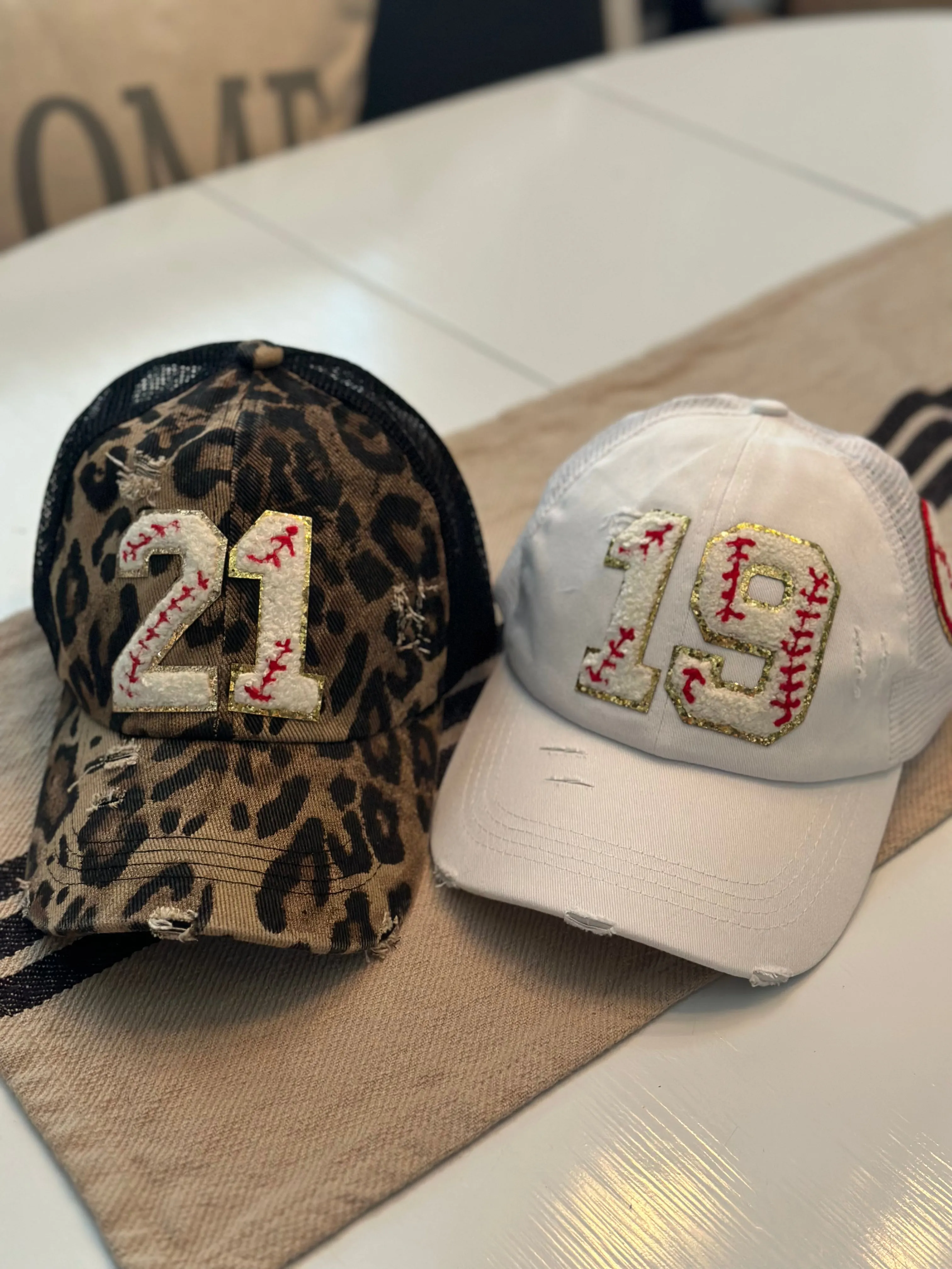 Chenille Patch Baseball Caps