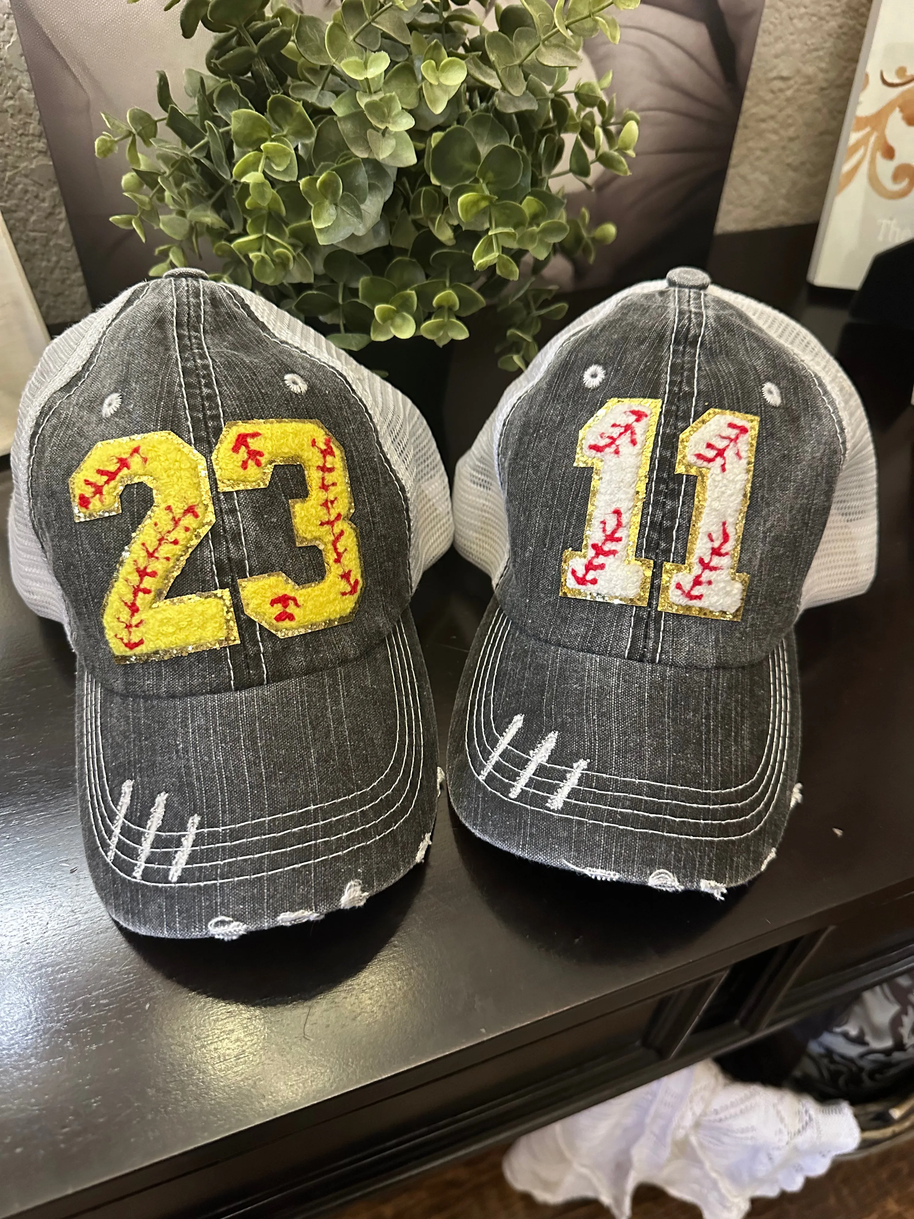 Chenille Patch Baseball Caps