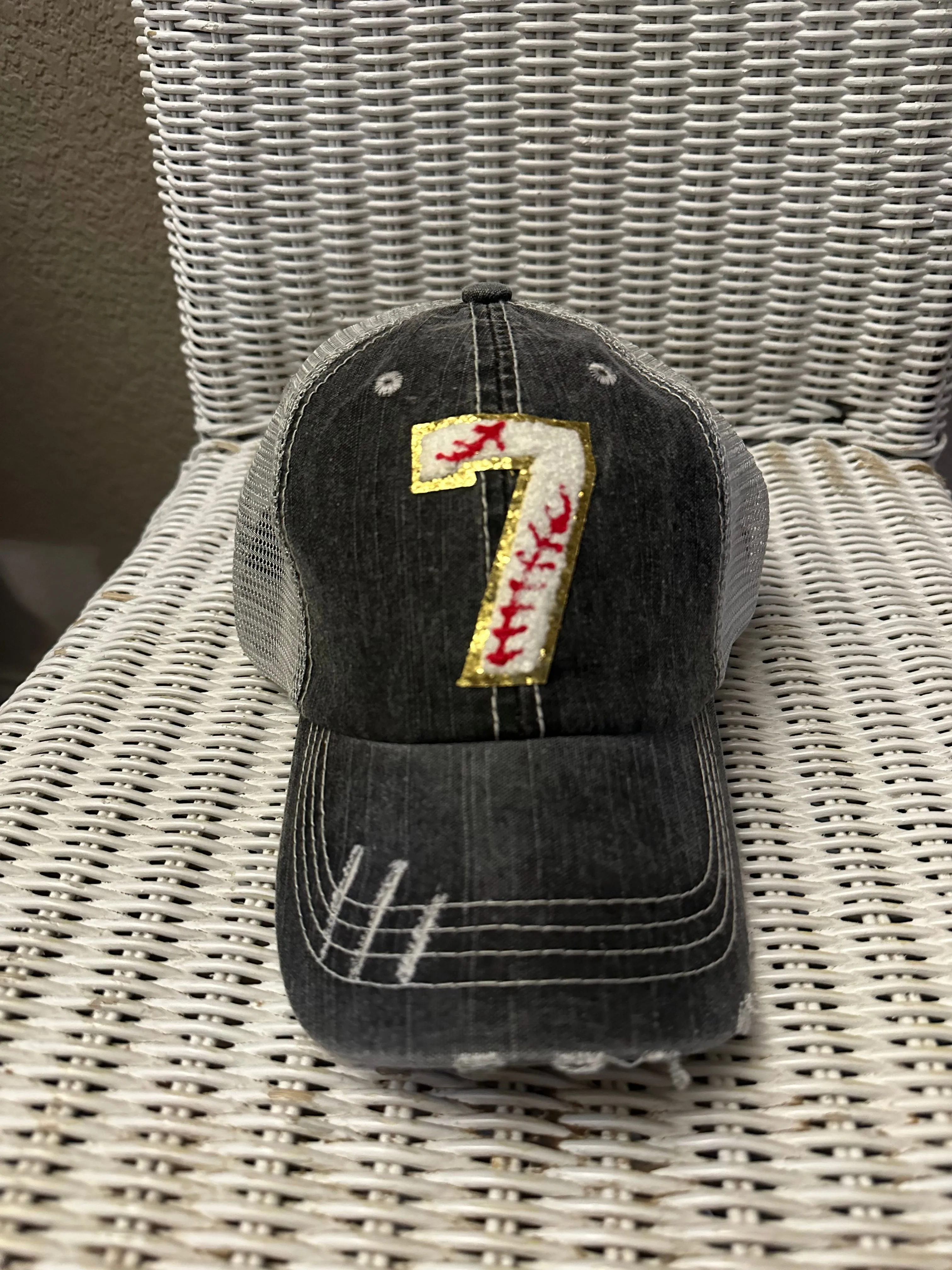 Chenille Patch Baseball Caps