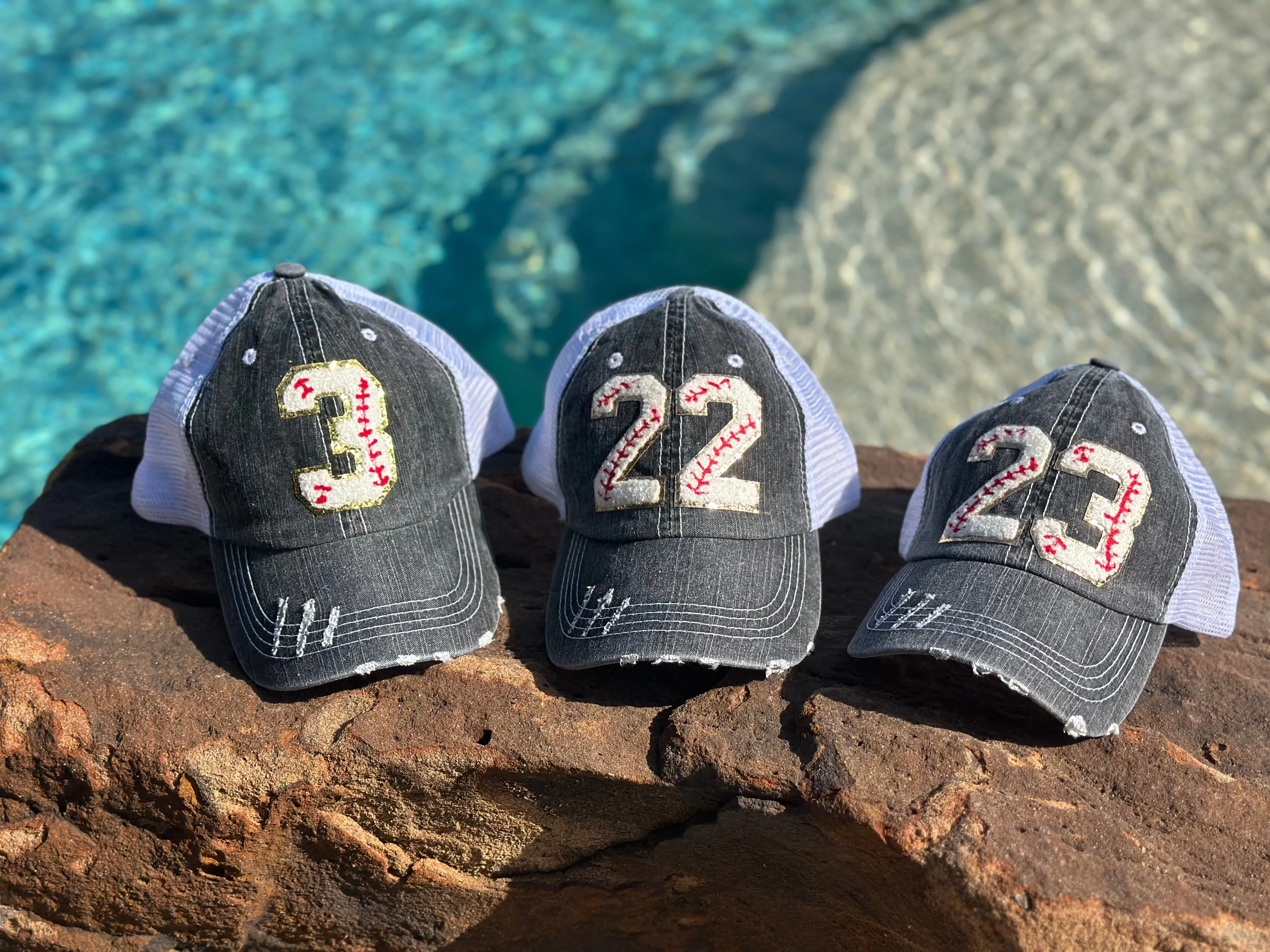 Chenille Patch Baseball Caps