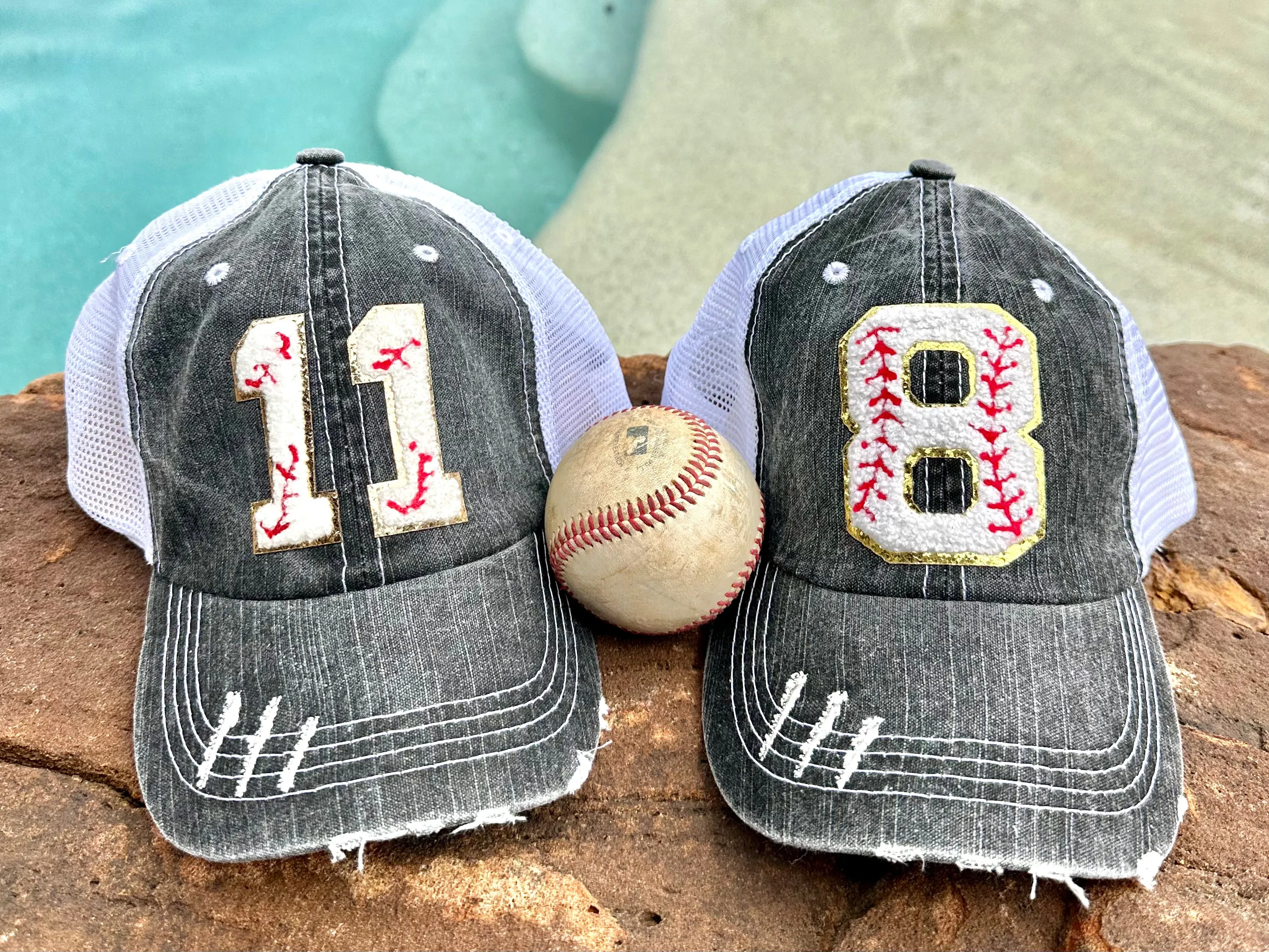 Chenille Patch Baseball Caps