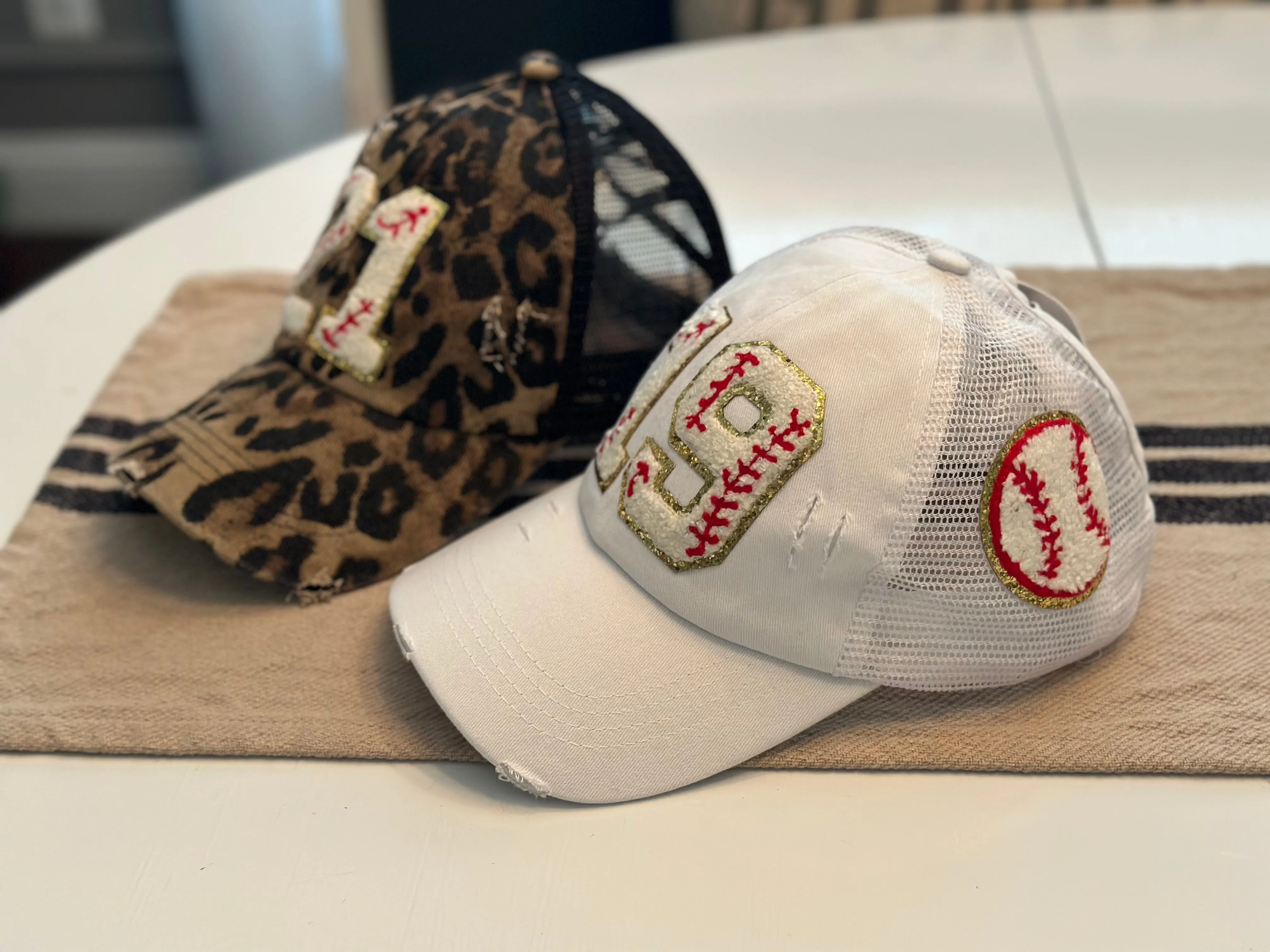 Chenille Patch Baseball Caps