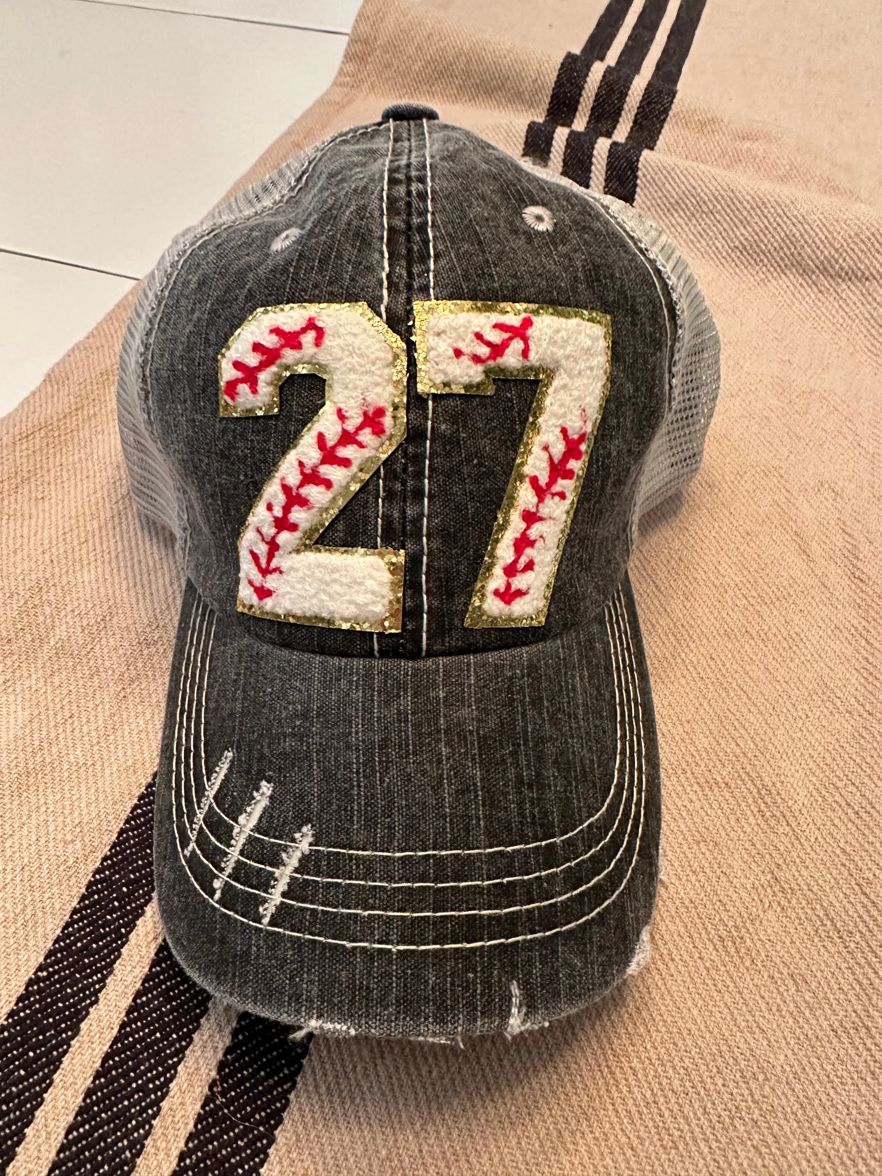 Chenille Patch Baseball Caps