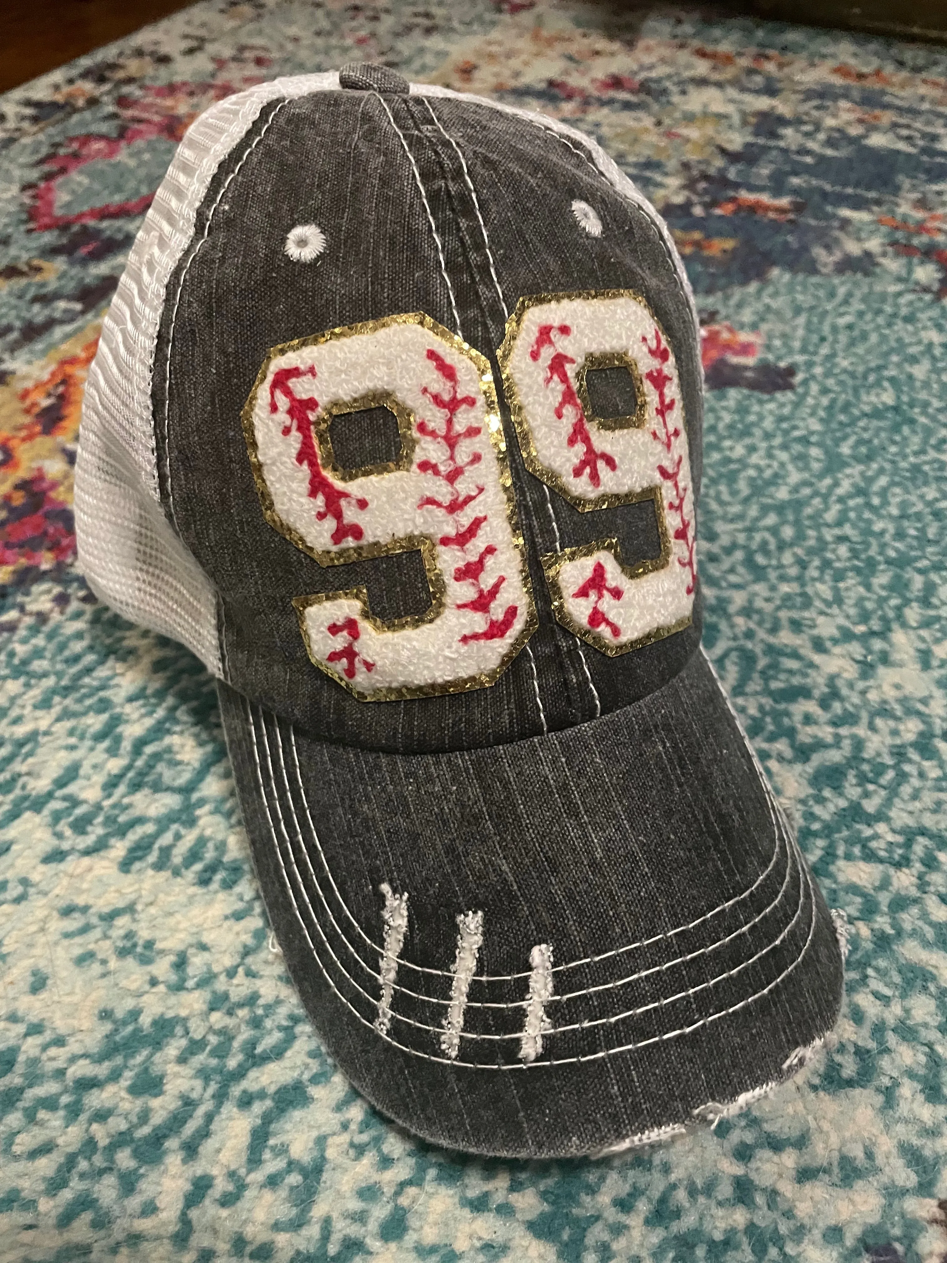 Chenille Patch Baseball Caps