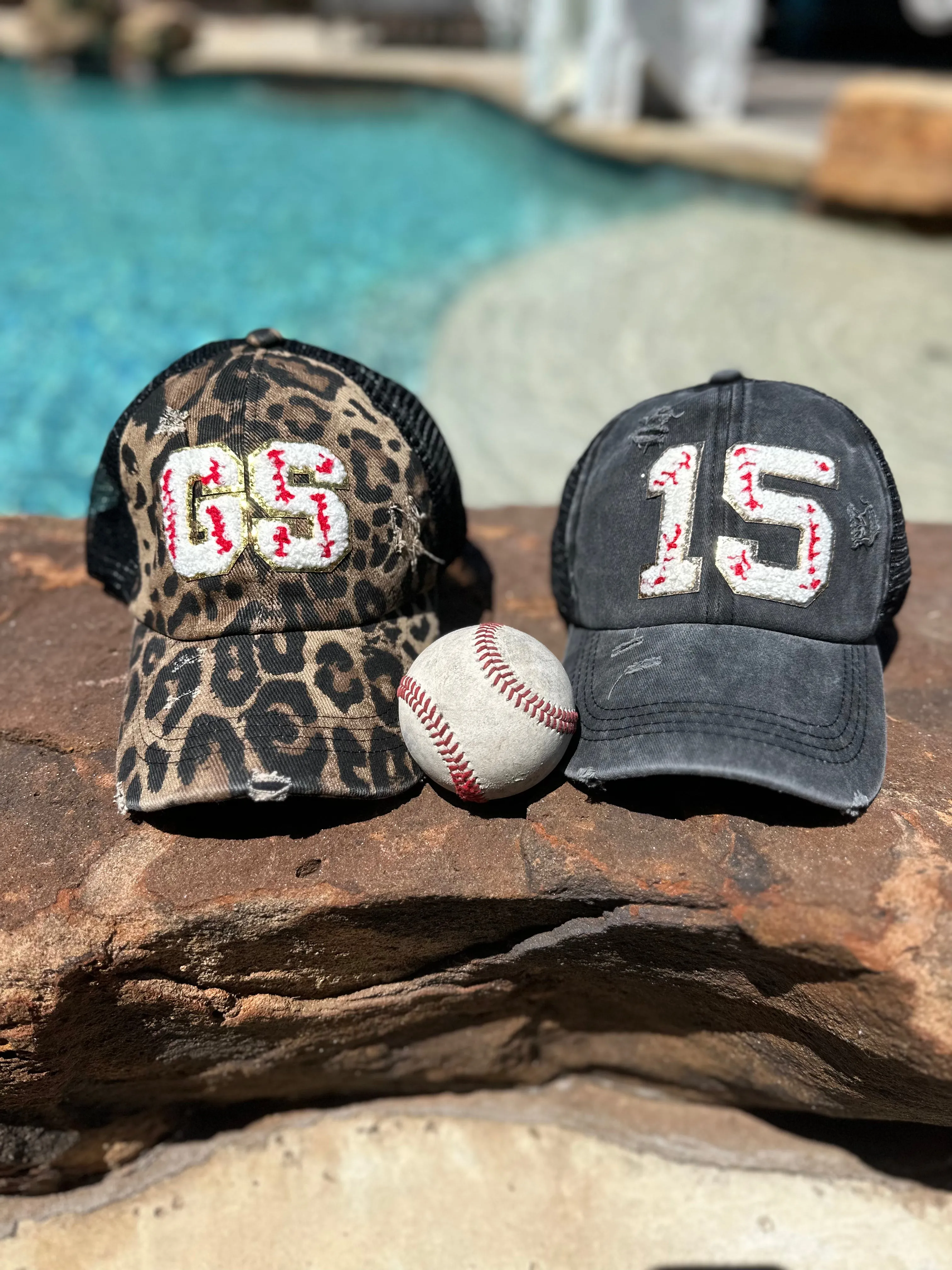 Chenille Patch Baseball Caps