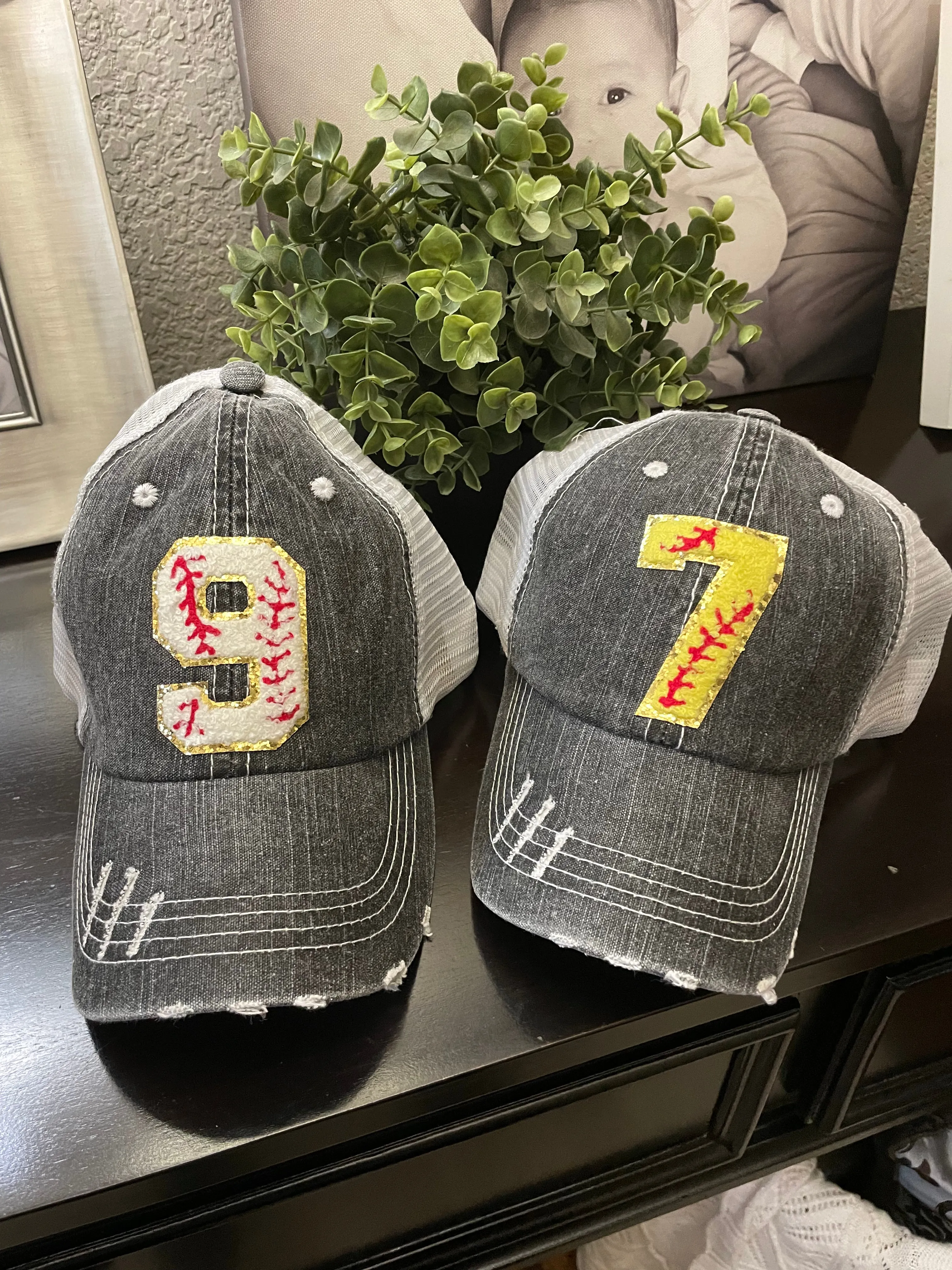 Chenille Patch Baseball Caps