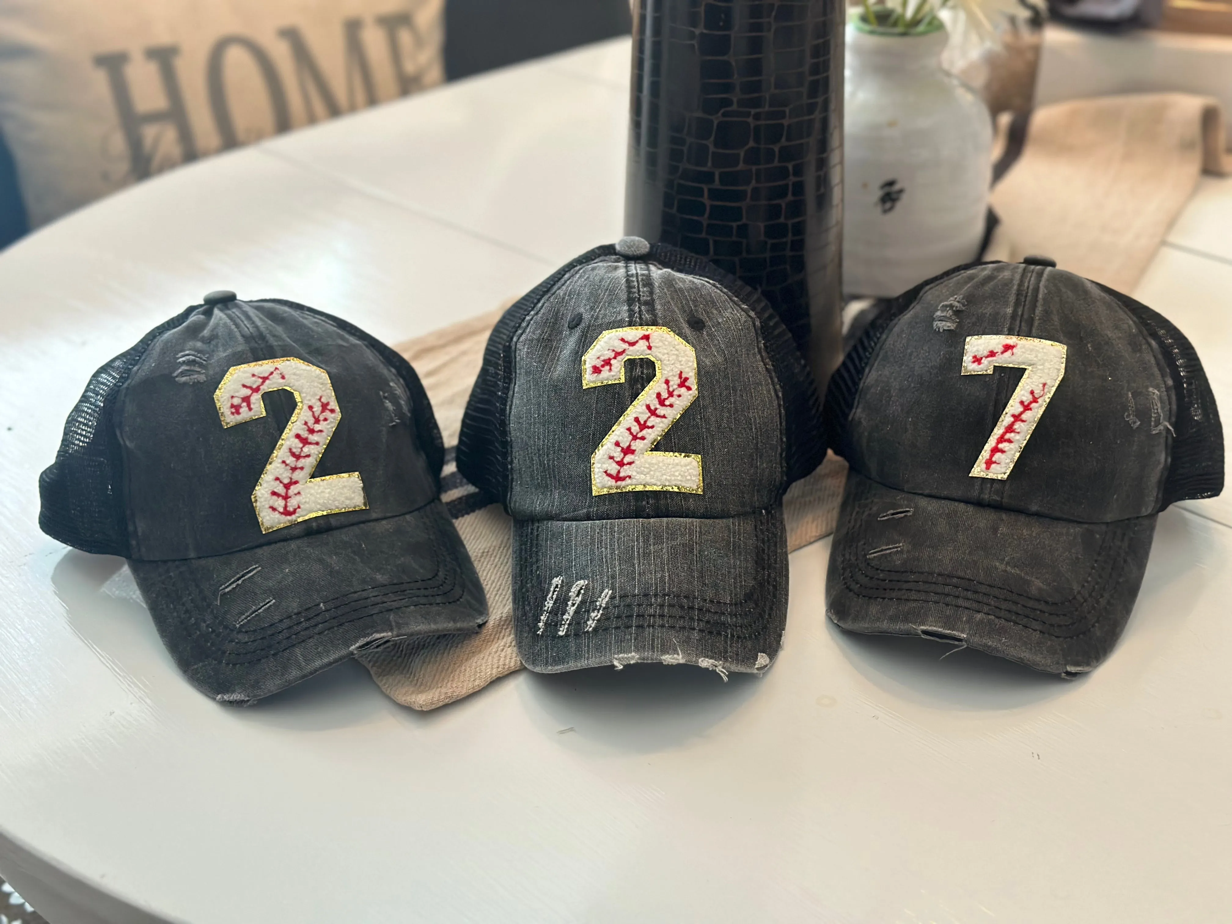 Chenille Patch Baseball Caps