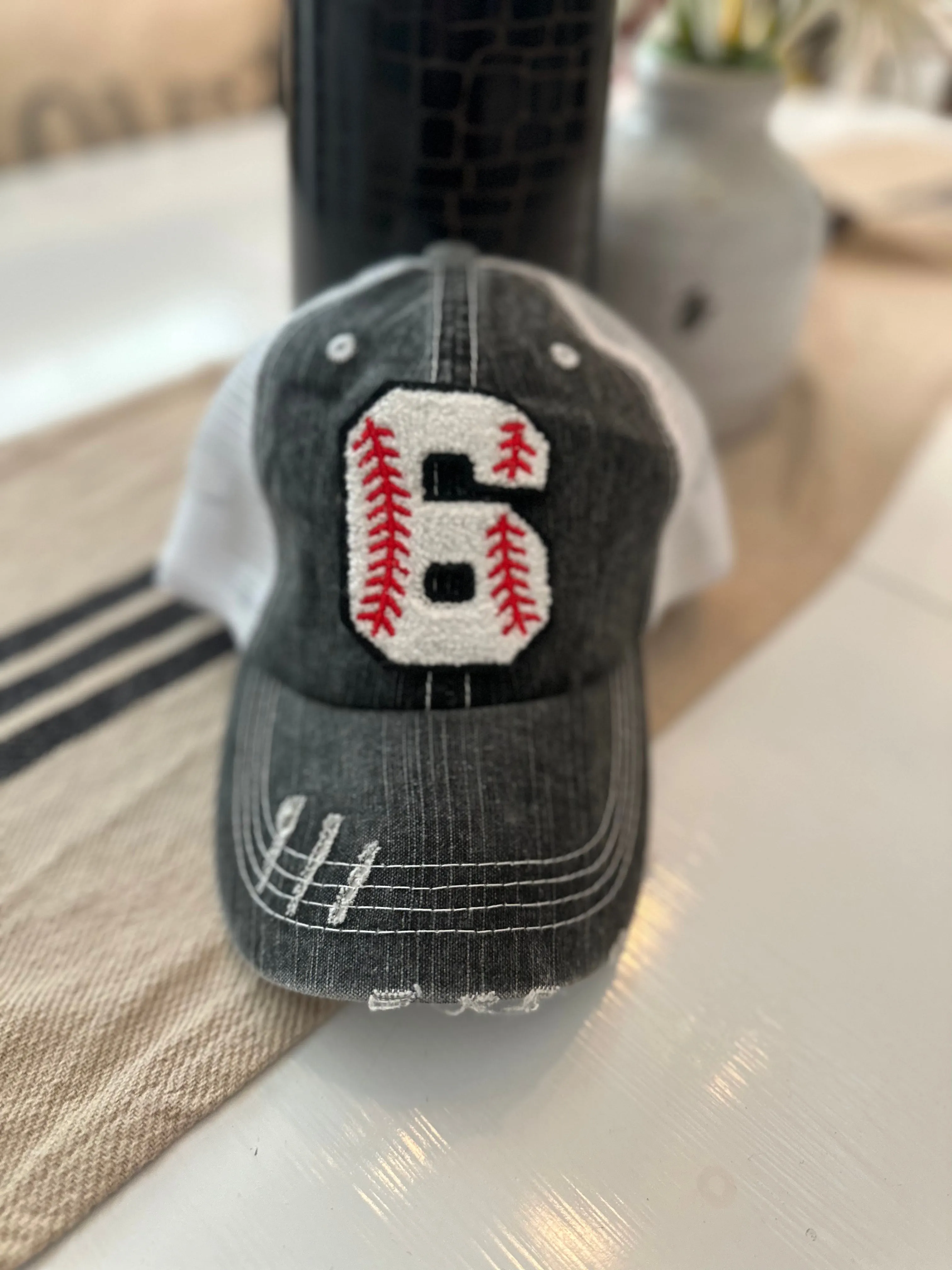 Chenille Patch Baseball Caps