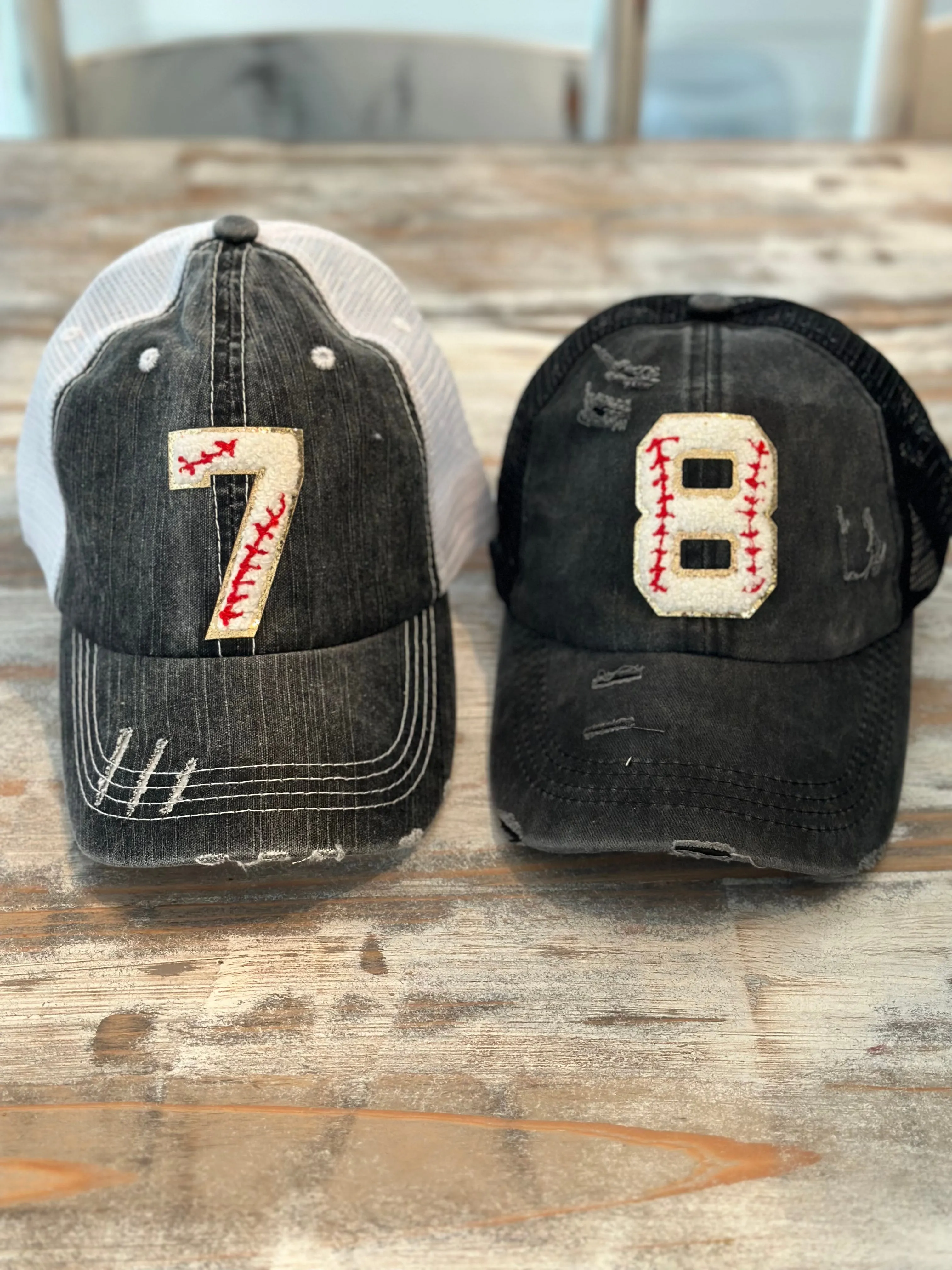 Chenille Patch Baseball Caps