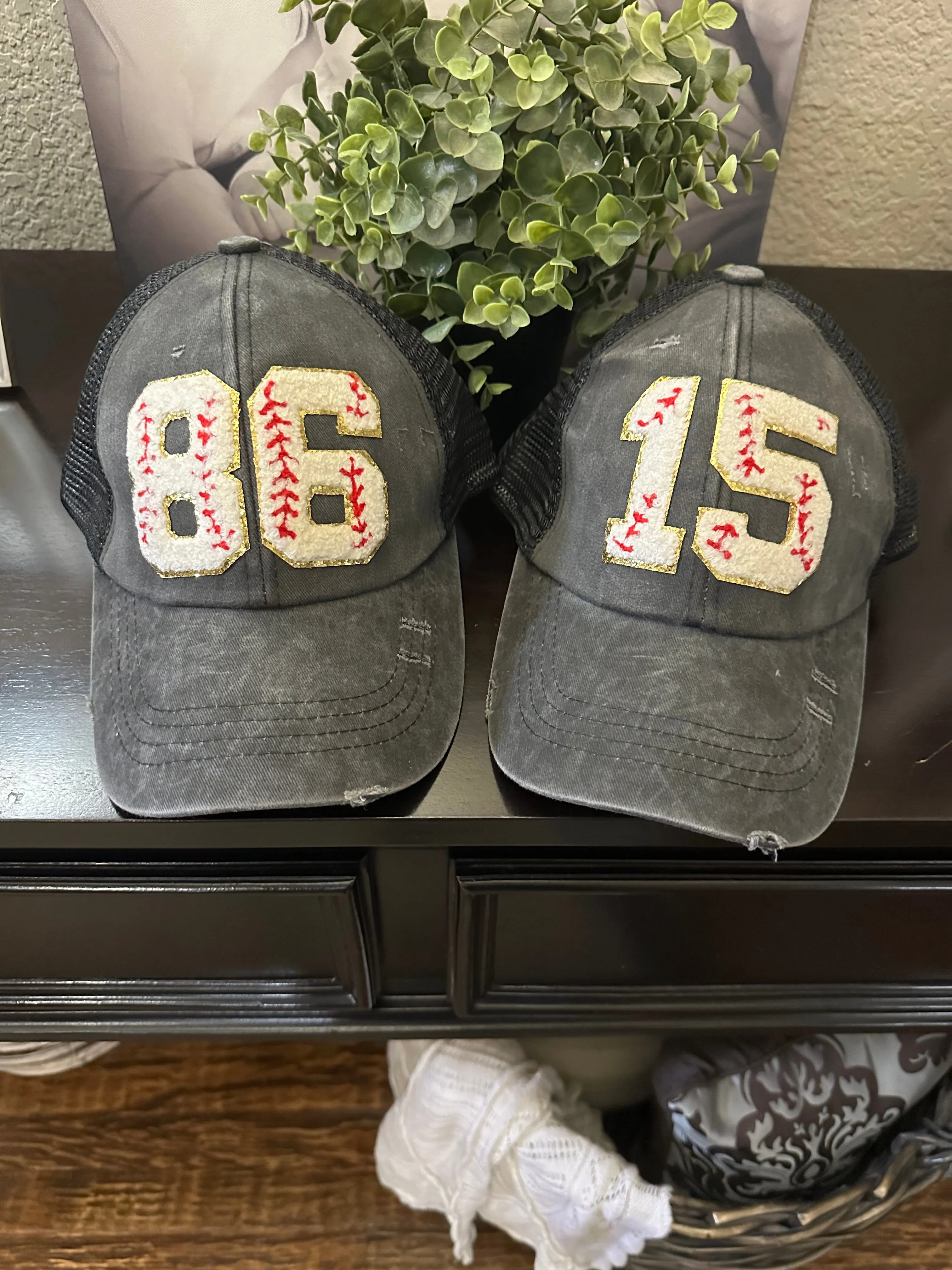 Chenille Patch Baseball Caps