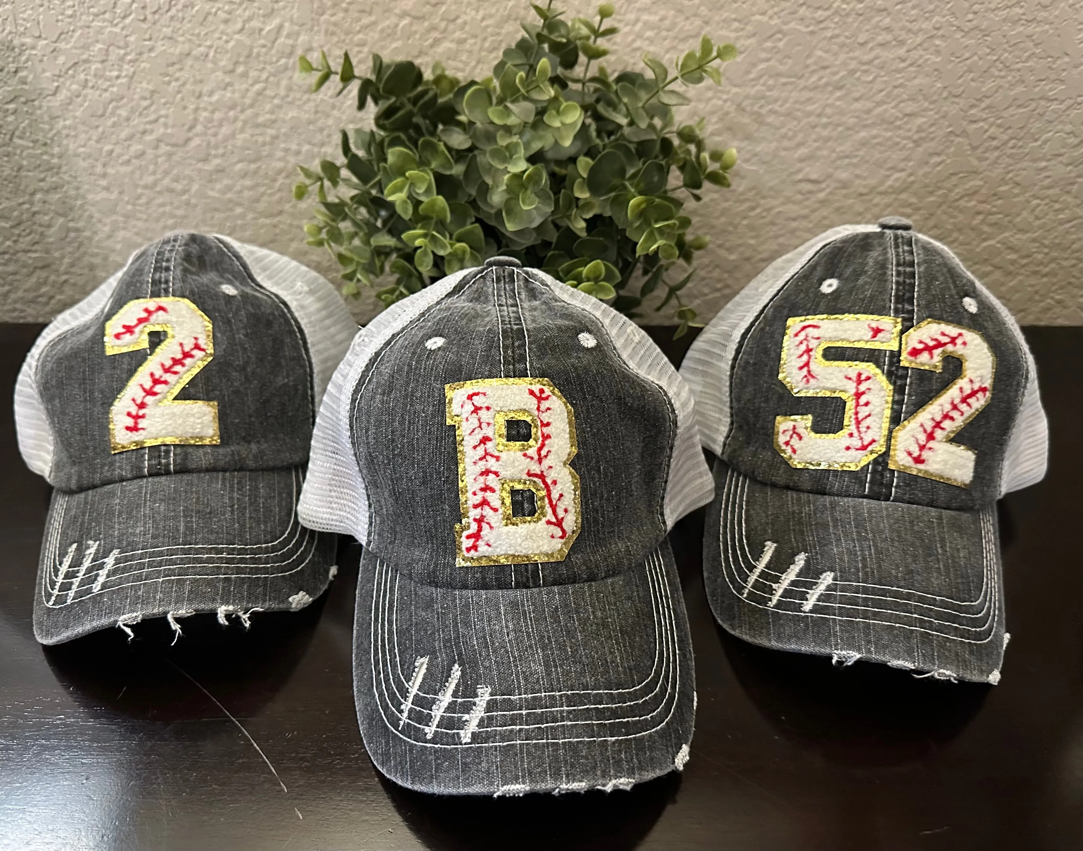 Chenille Patch Baseball Caps