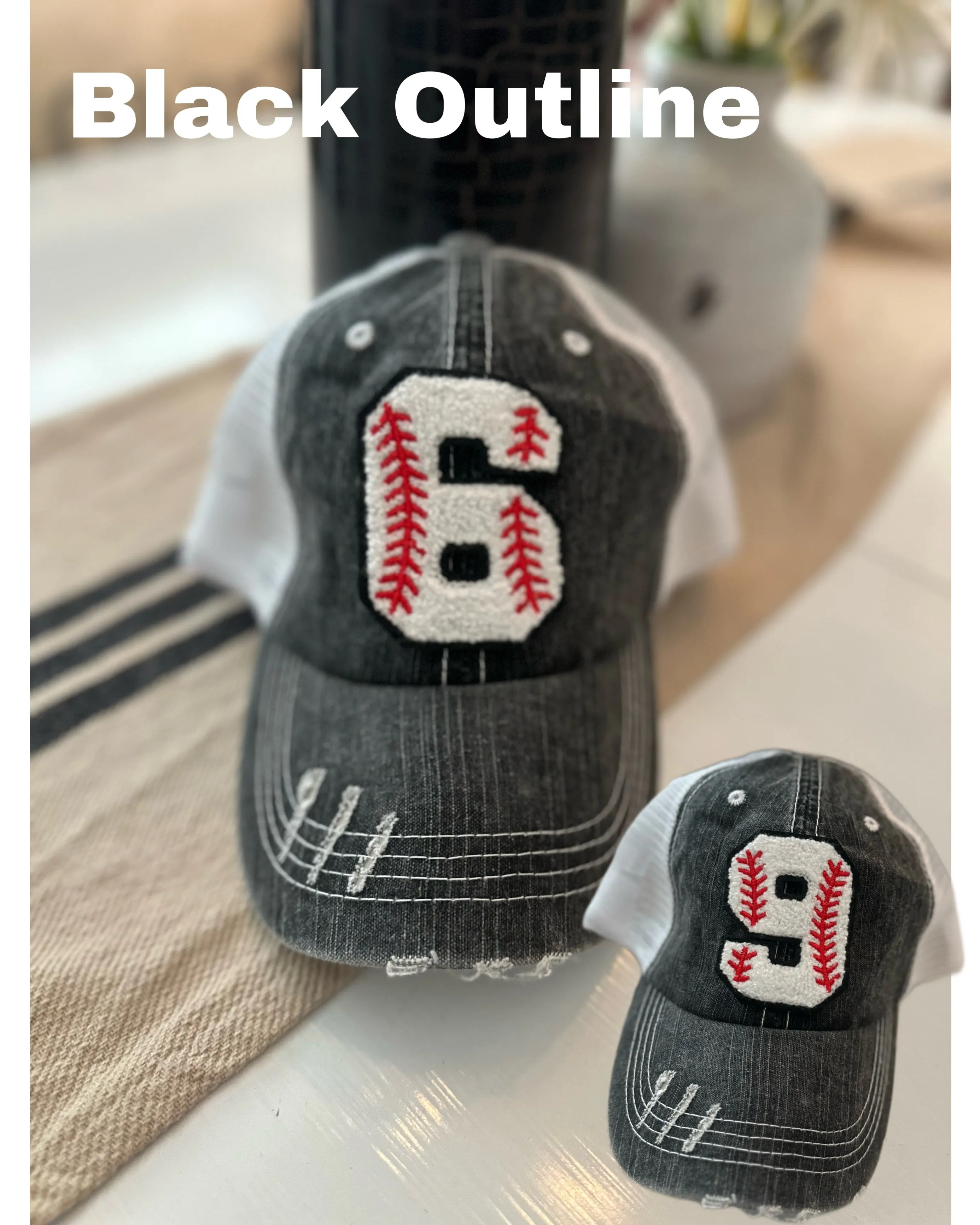 Chenille Patch Baseball Caps