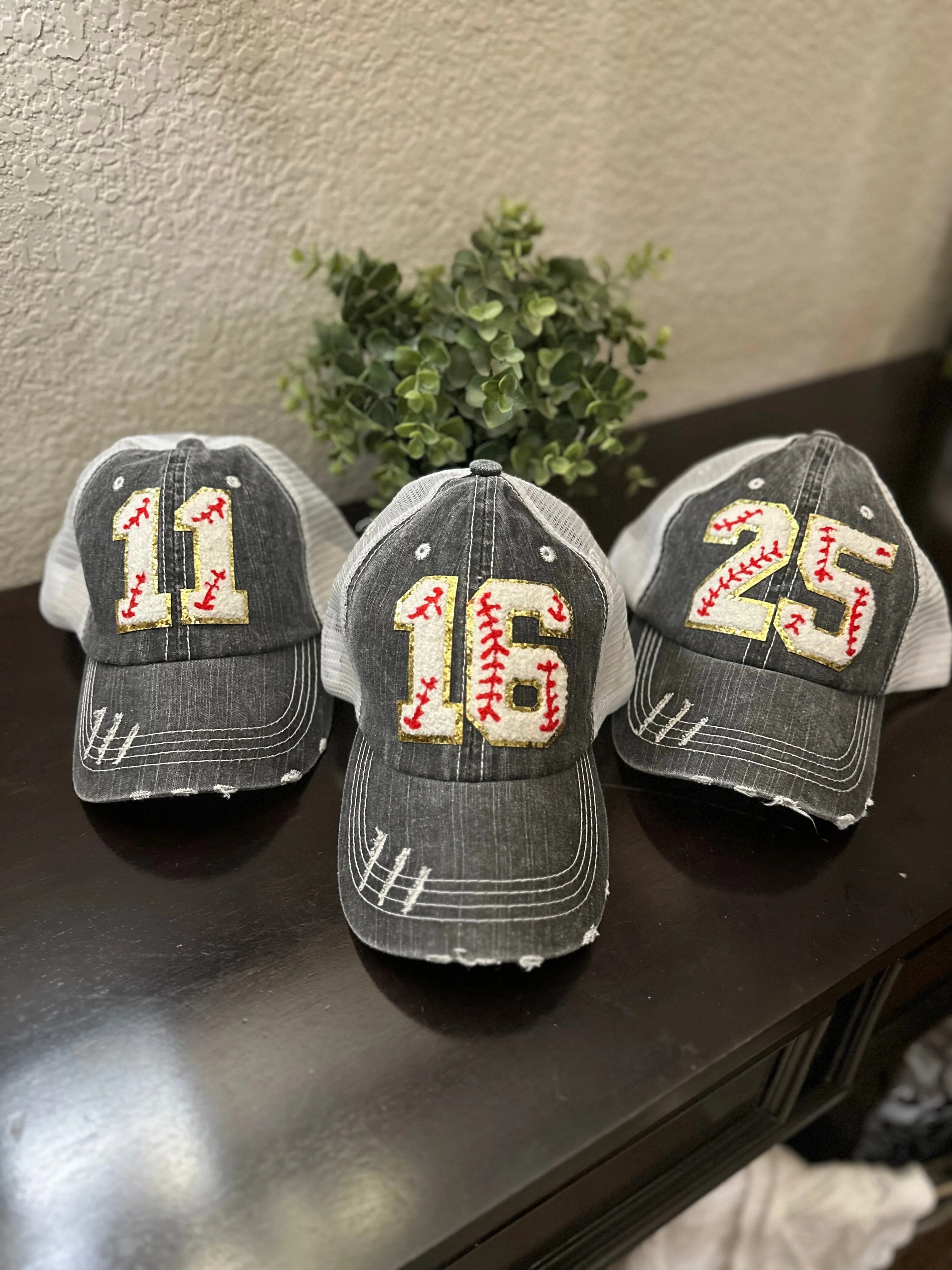 Chenille Patch Baseball Caps