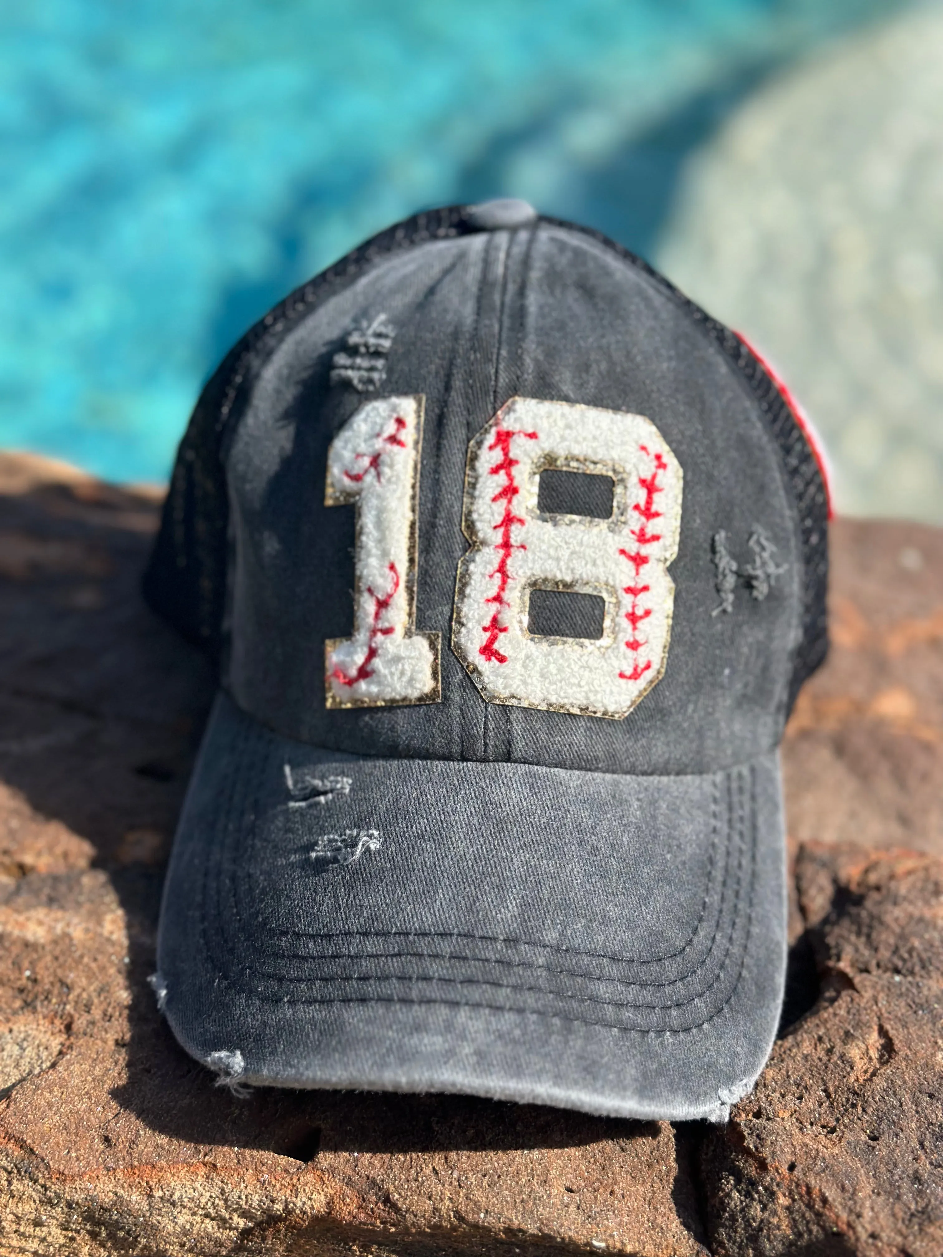 Chenille Patch Baseball Caps