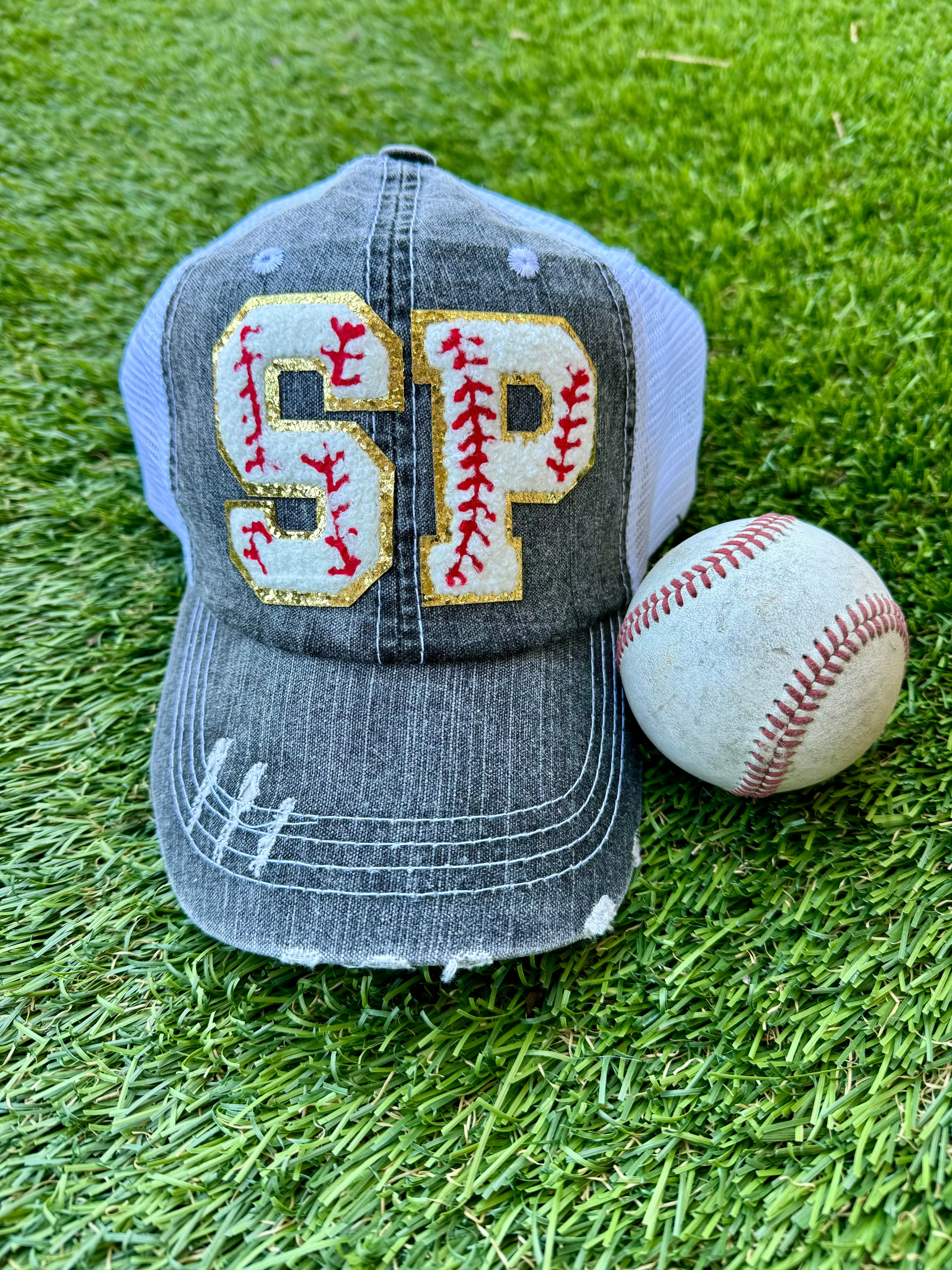 Chenille Patch Baseball Caps