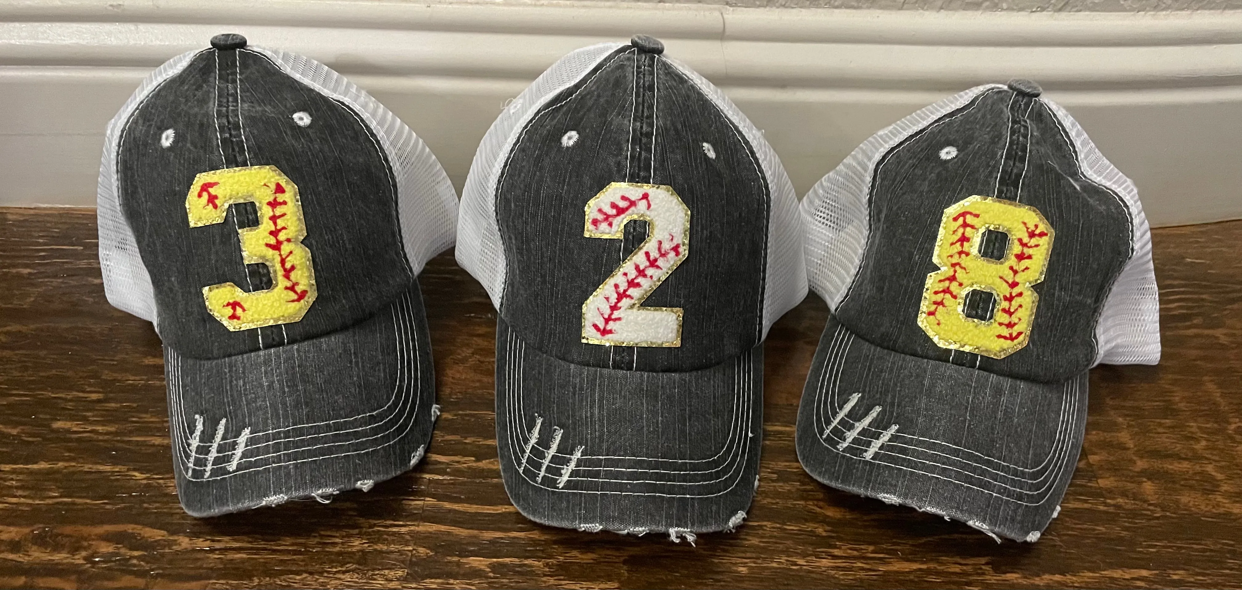 Chenille Patch Baseball Caps