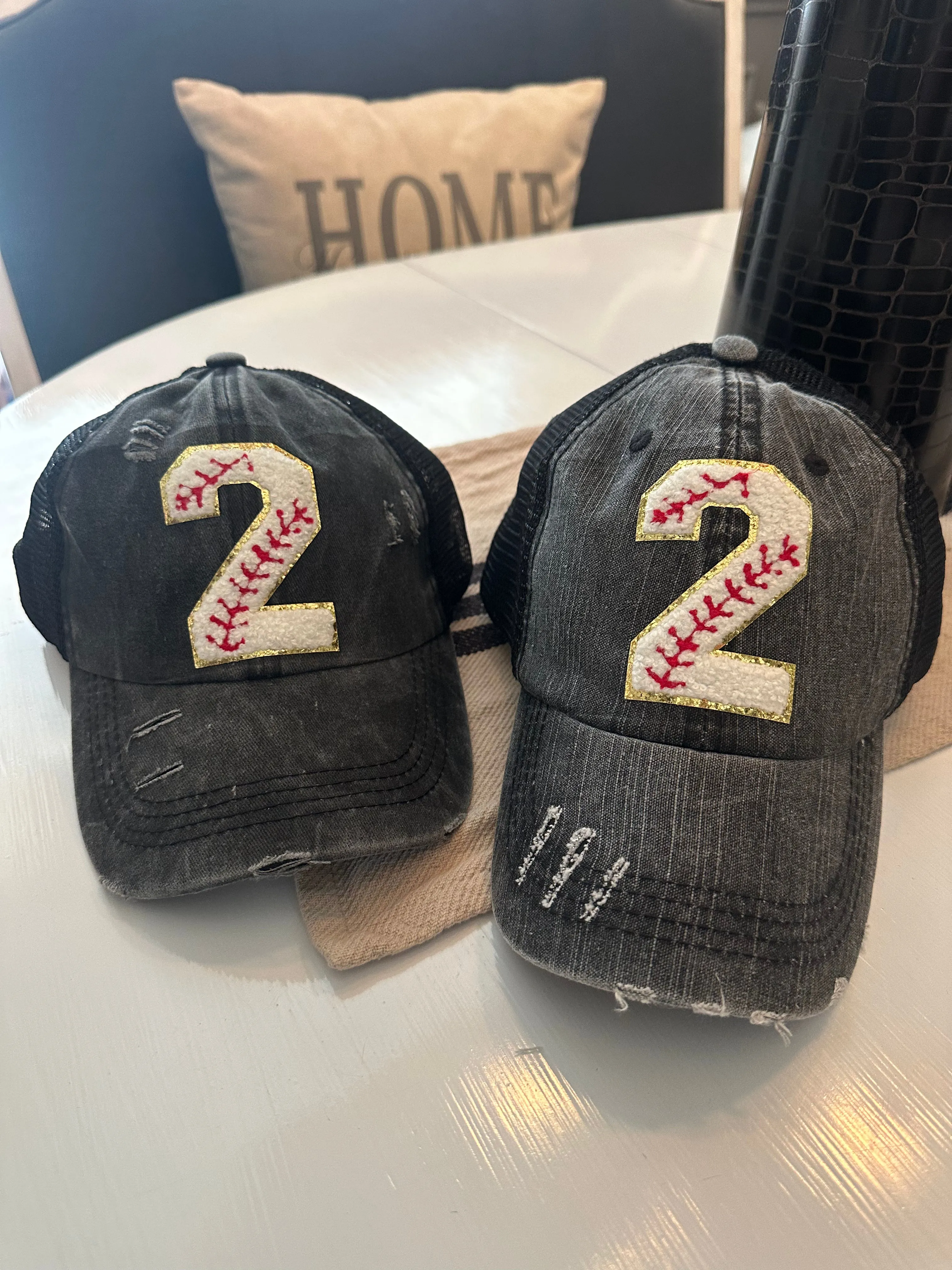 Chenille Patch Baseball Caps