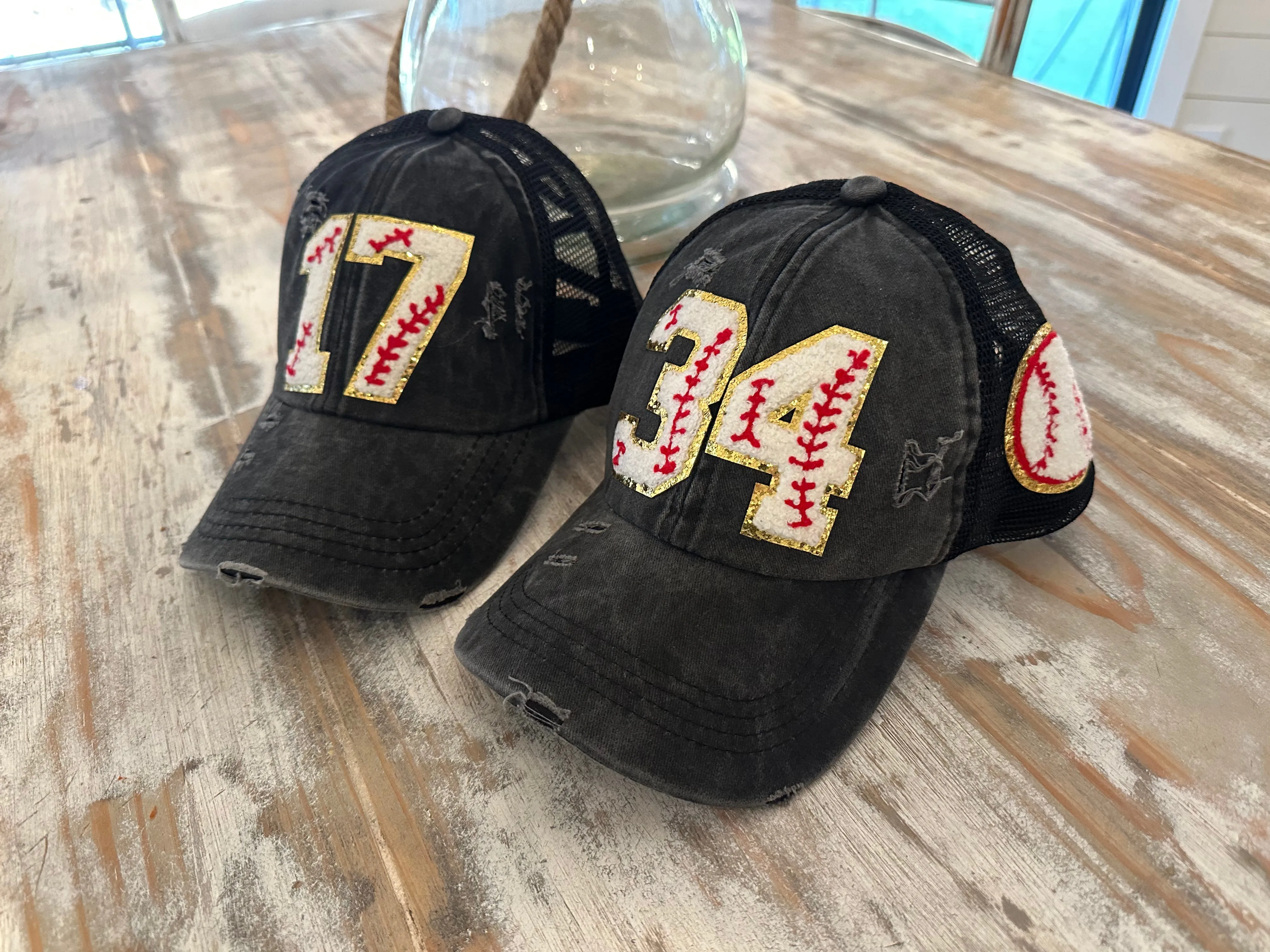 Chenille Patch Baseball Caps
