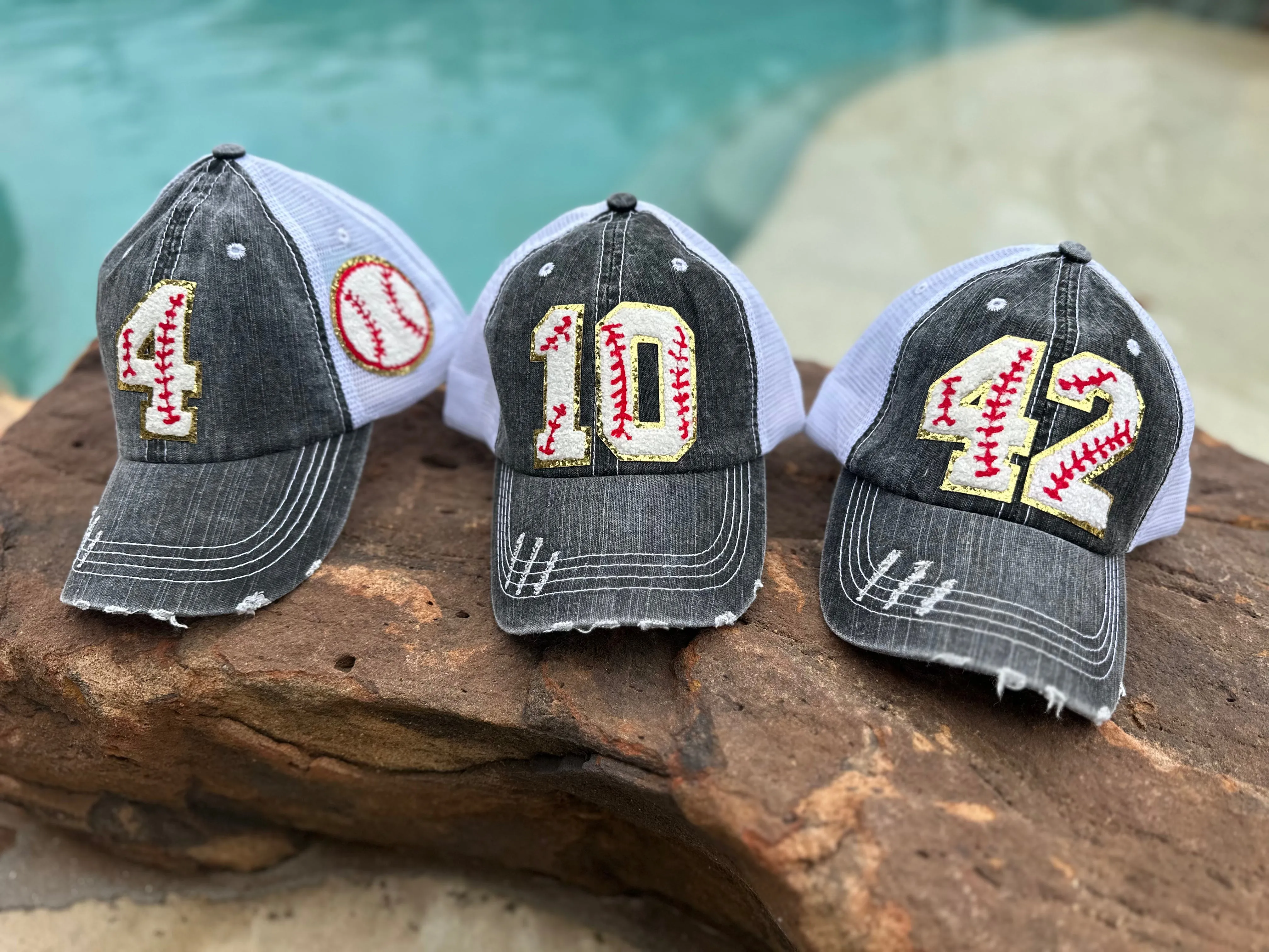 Chenille Patch Baseball Caps