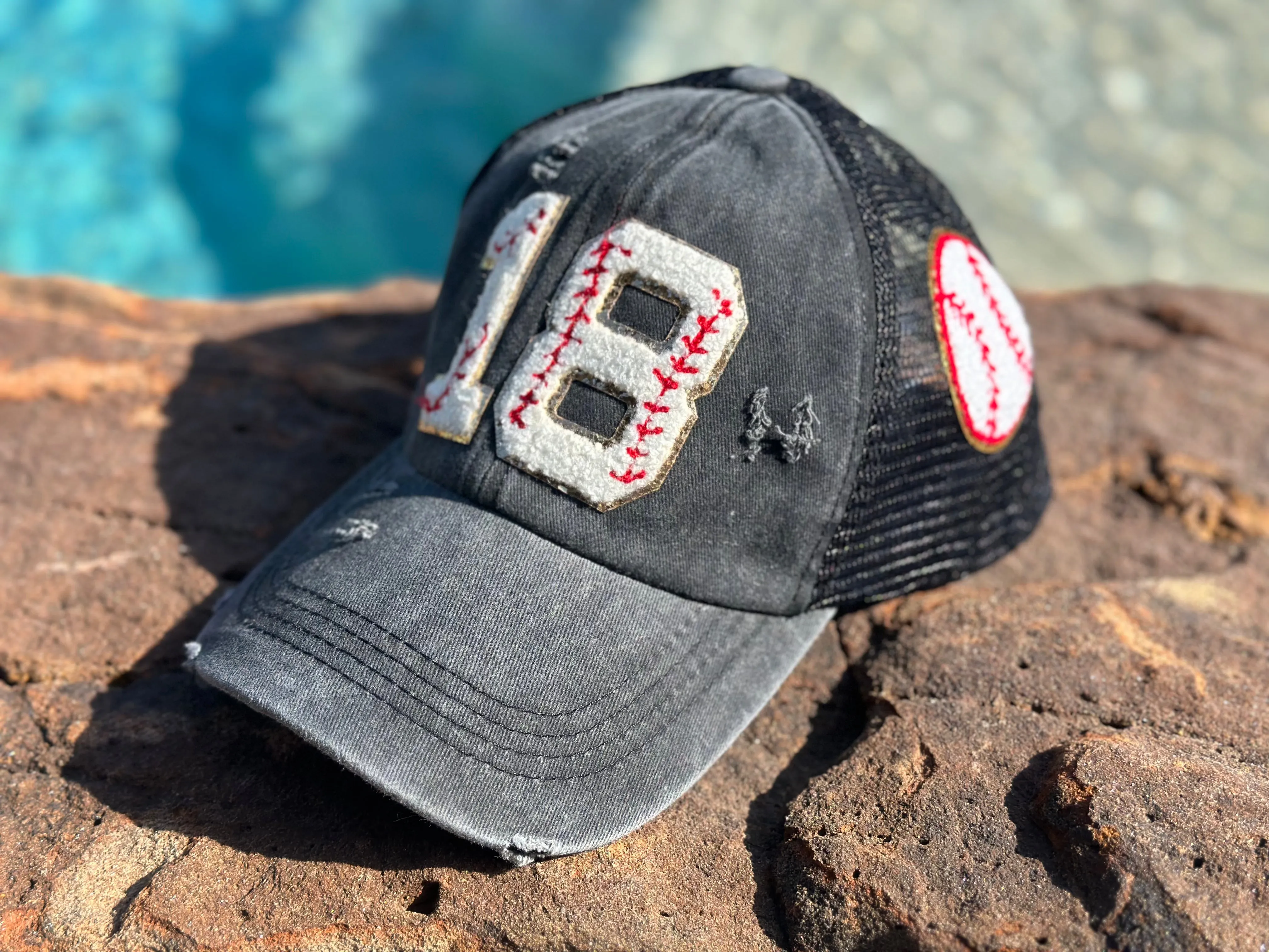 Chenille Patch Baseball Caps