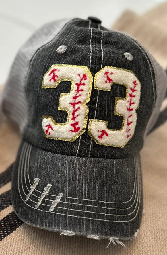 Chenille Patch Baseball Caps