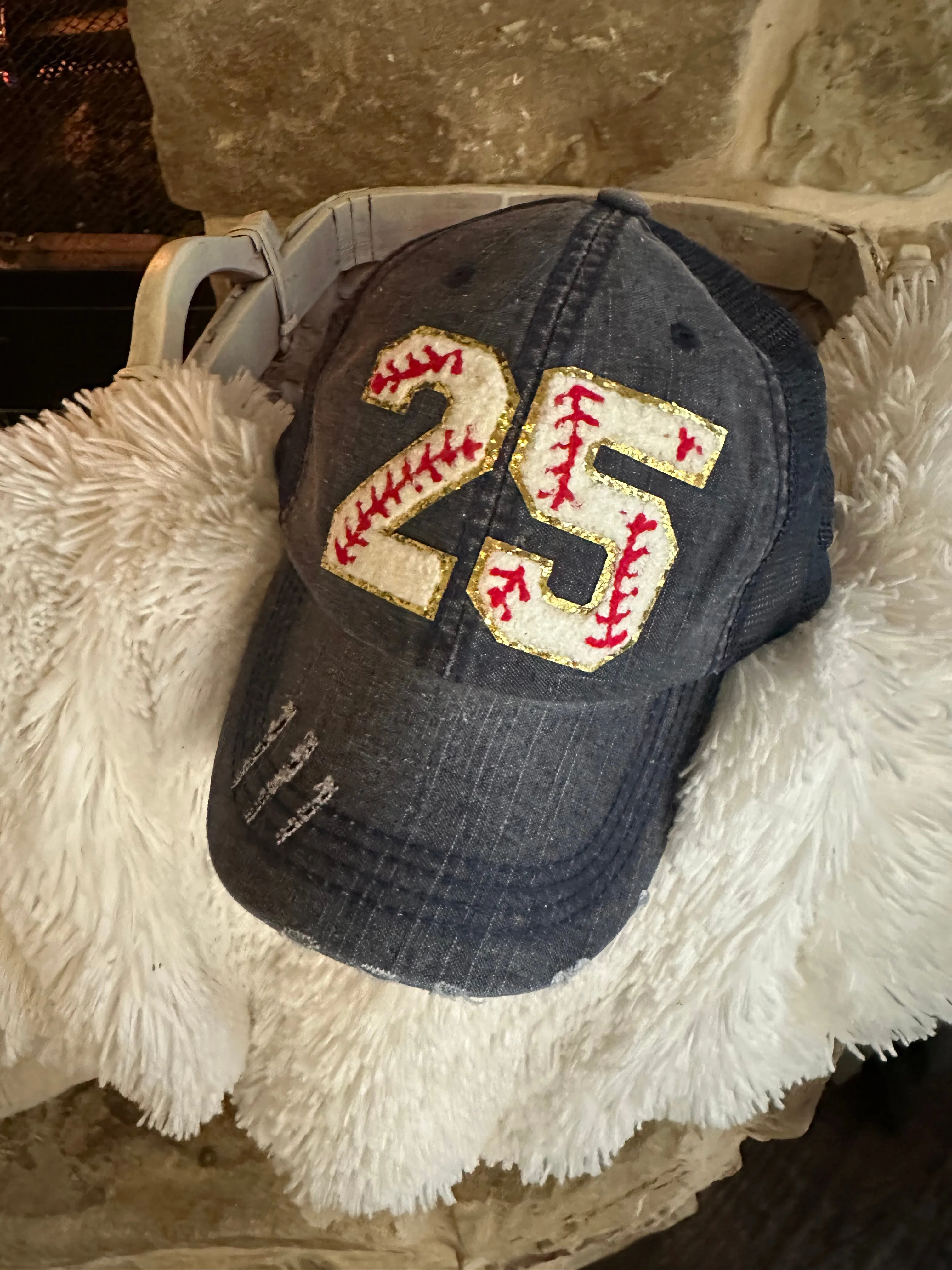Chenille Patch Baseball Caps