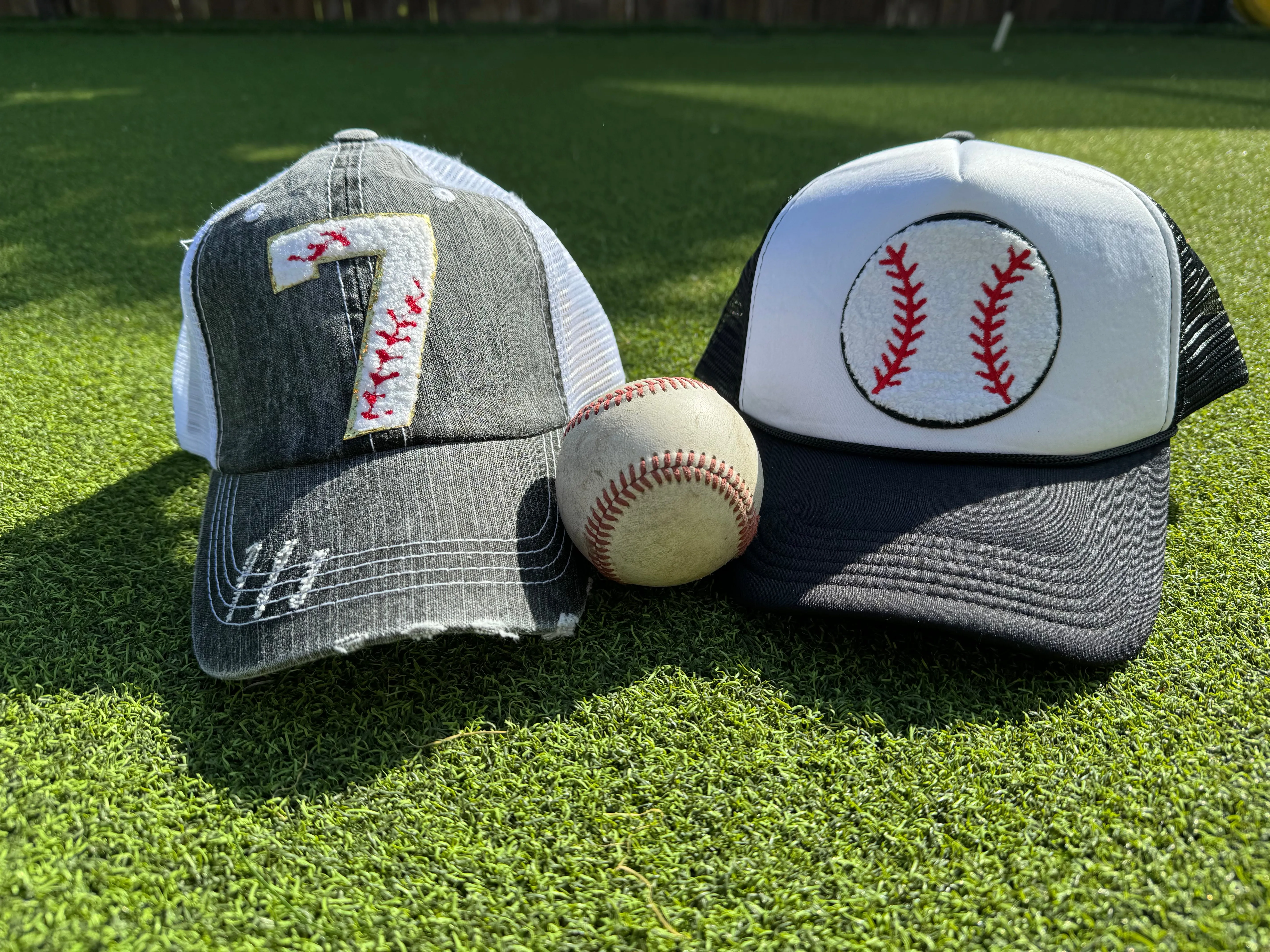 Chenille Patch Baseball Caps