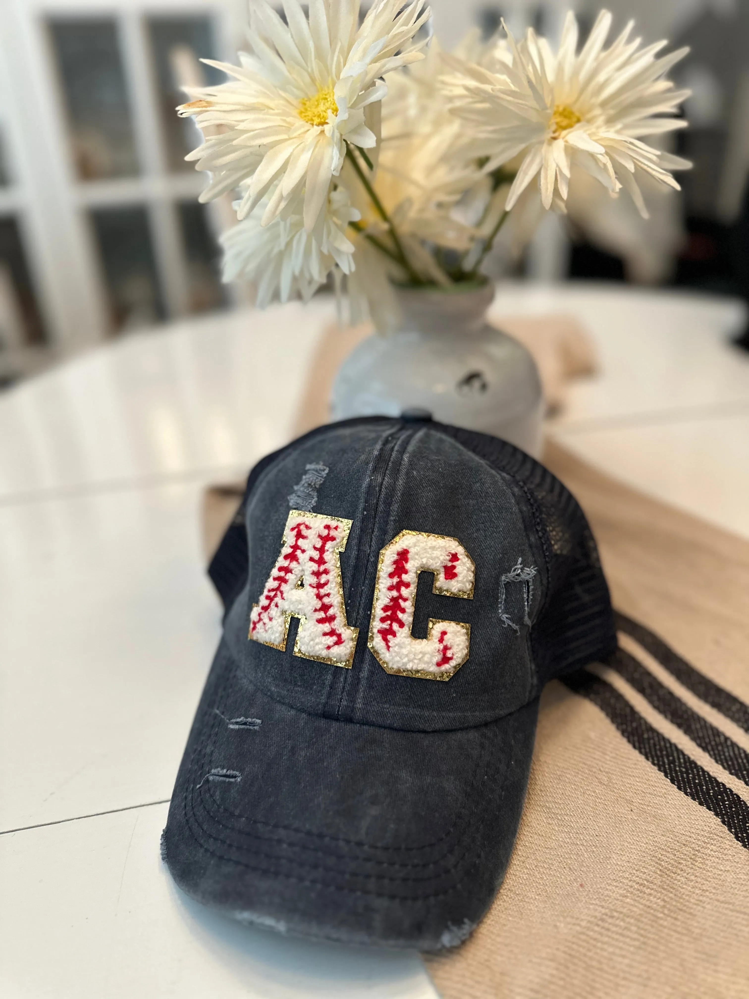 Chenille Patch Baseball Caps