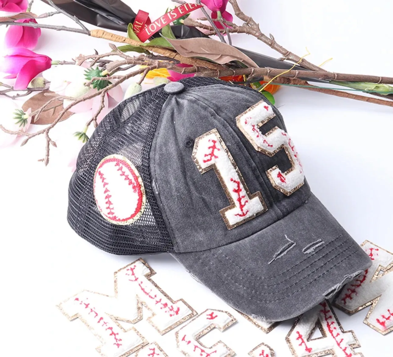Chenille Patch Baseball Caps