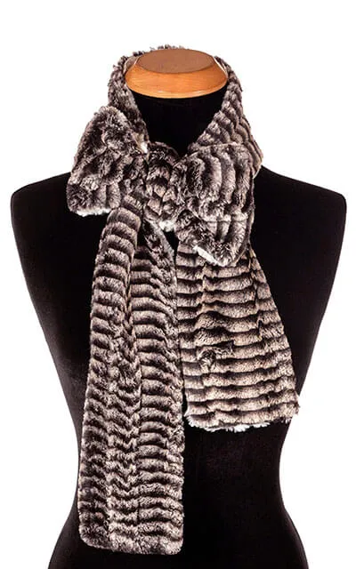 Classic Scarf - Two-Tone, Luxury Faux Fur in 8mm
