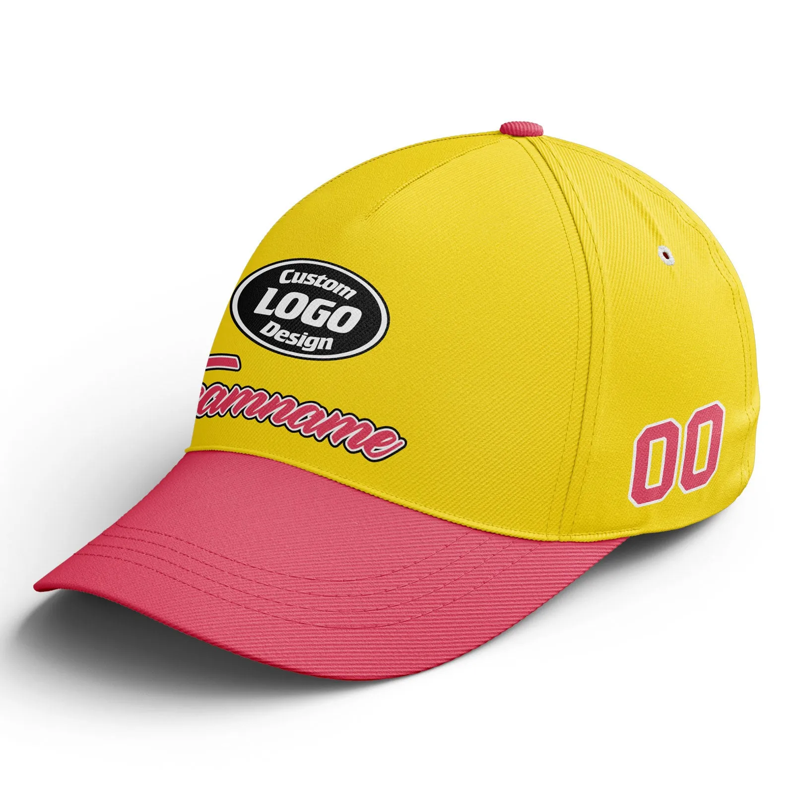 Custom Hat Sport Design Cap Stitched Adjustable Personalized BBCA-D028014-1