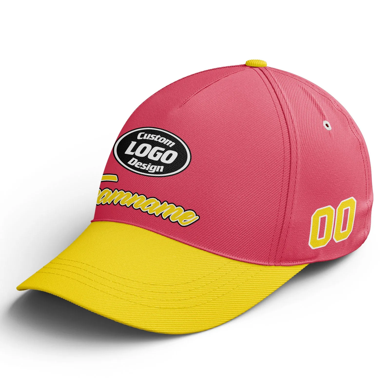 Custom Hat Sport Design Cap Stitched Adjustable Personalized BBCA-D028014-2