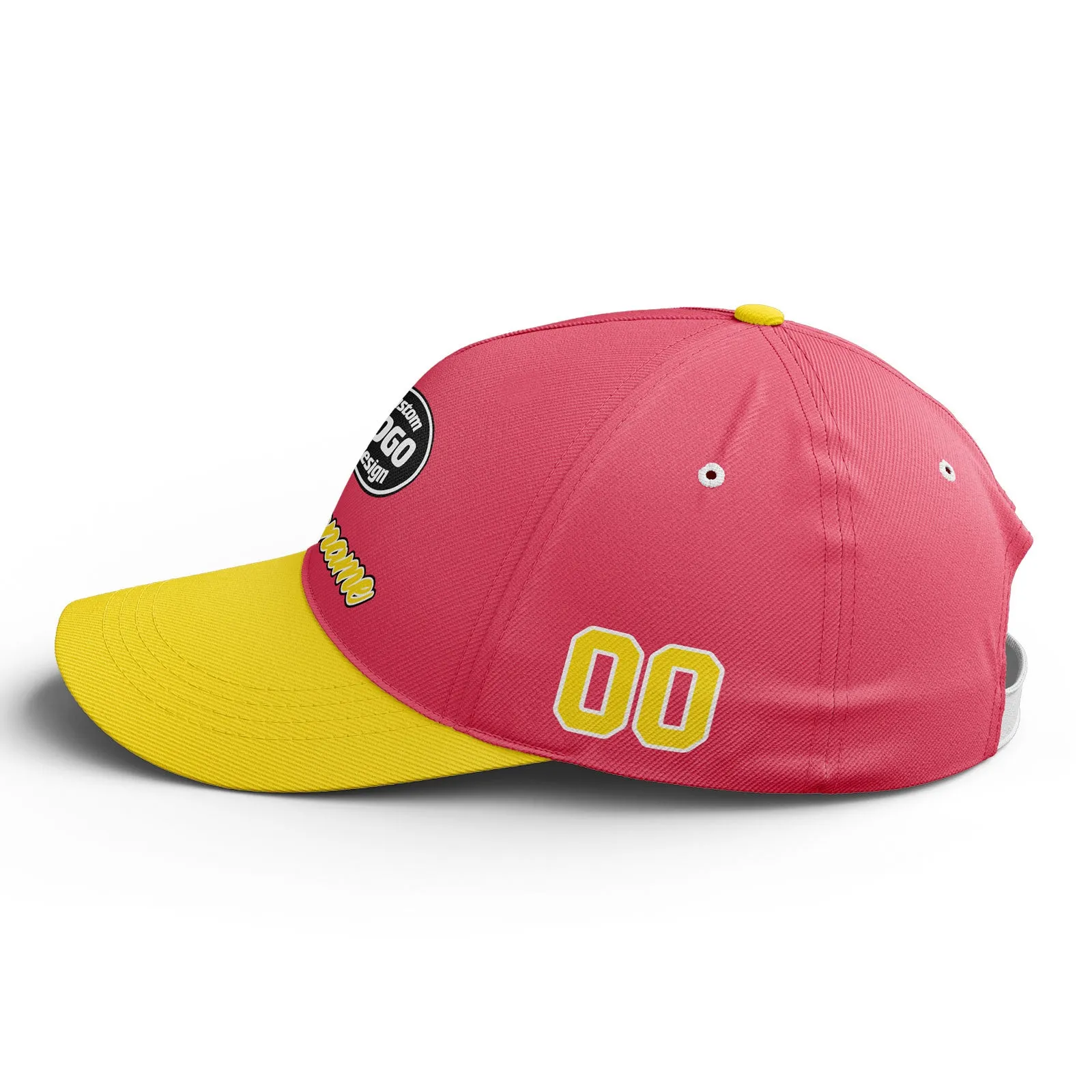 Custom Hat Sport Design Cap Stitched Adjustable Personalized BBCA-D028014-2