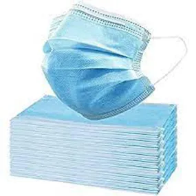 Disposable Face Masks 3 Ply 50 Pack