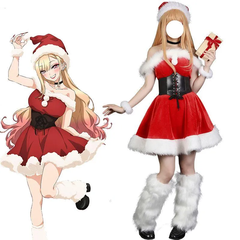 Dress-Up Darling Marin Kitagawa Christmas Dress Cosplay Costume