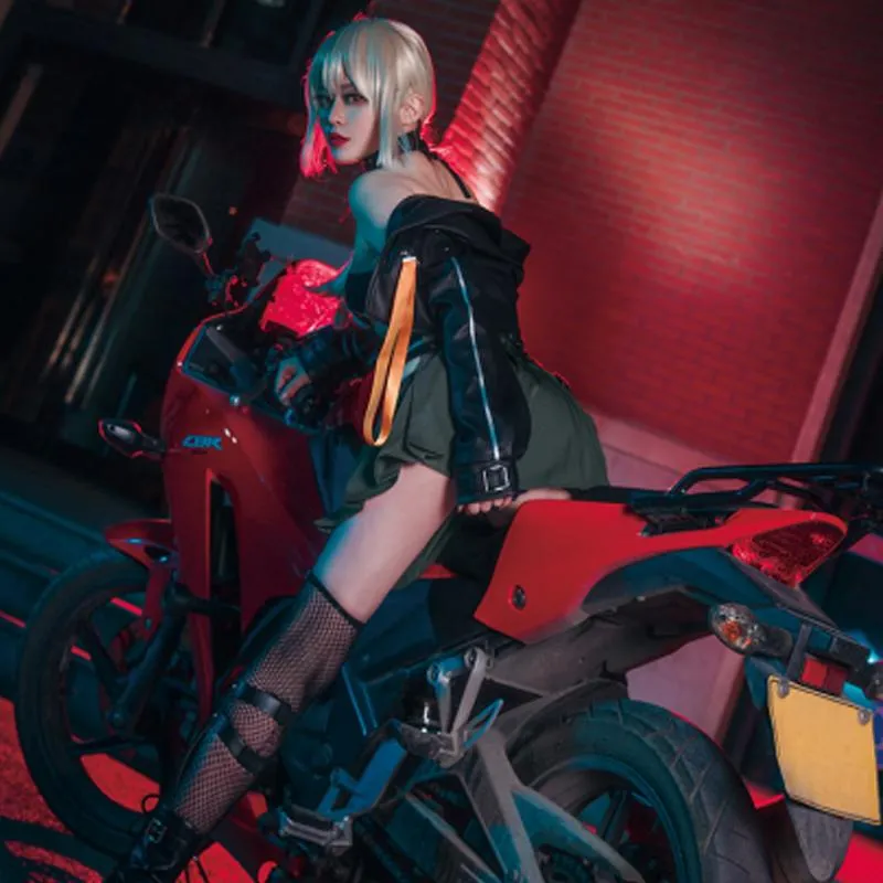 Fate/Grand Order Fate Go Saber Moon Girlfriend Cosplay Costume
