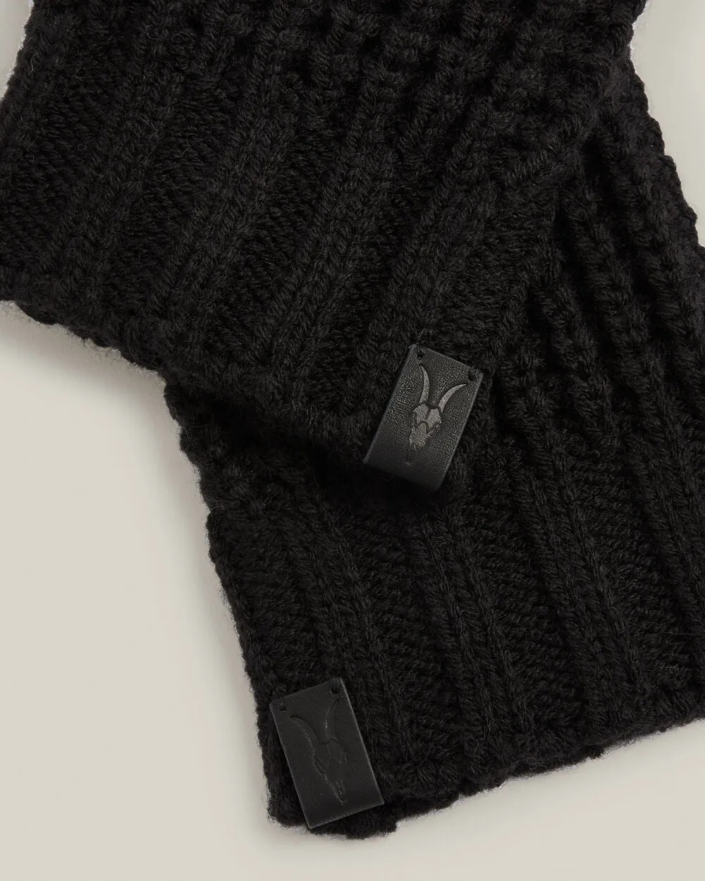 Fingerless gloves Nevada AllSaints, black