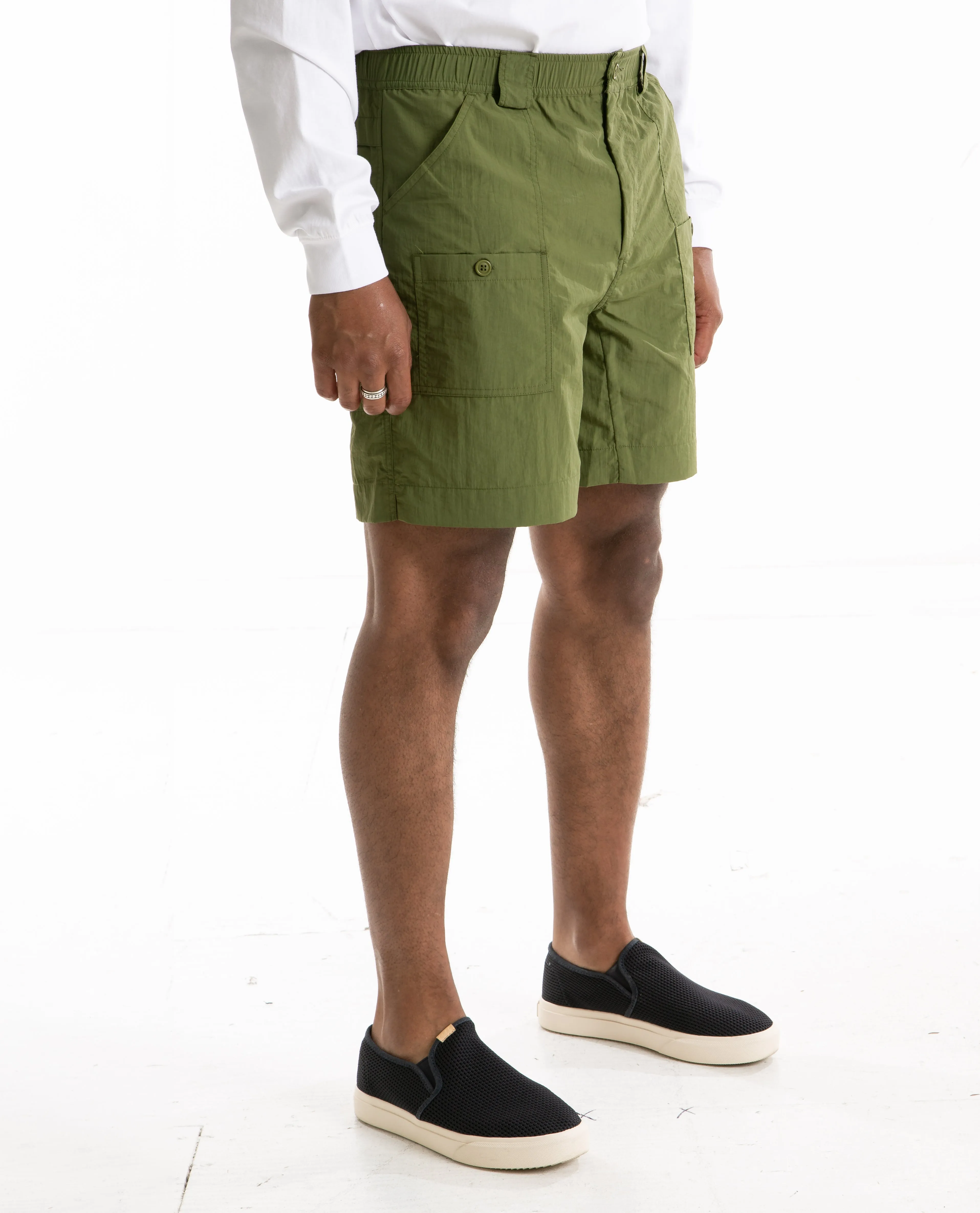 Golf & Tackle Fisherman Shorts Olive