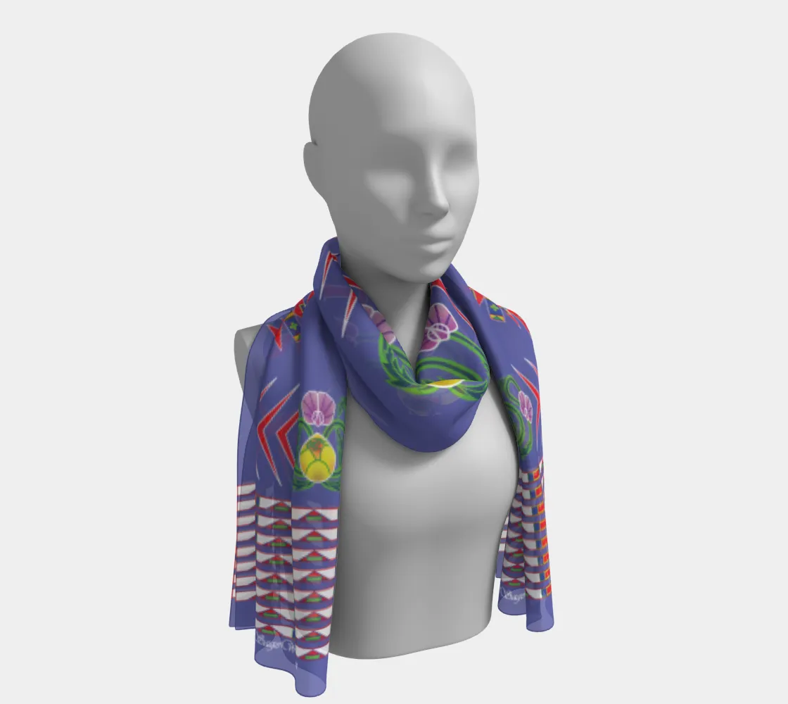 Gratitude Peri Long Scarf