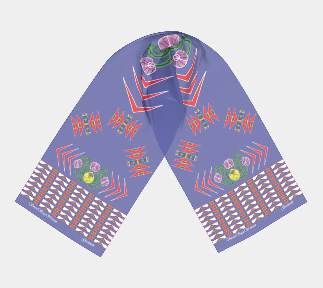 Gratitude Peri Long Scarf
