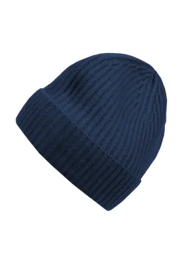 Kids cashmere beanie "Mio" - mountain blue