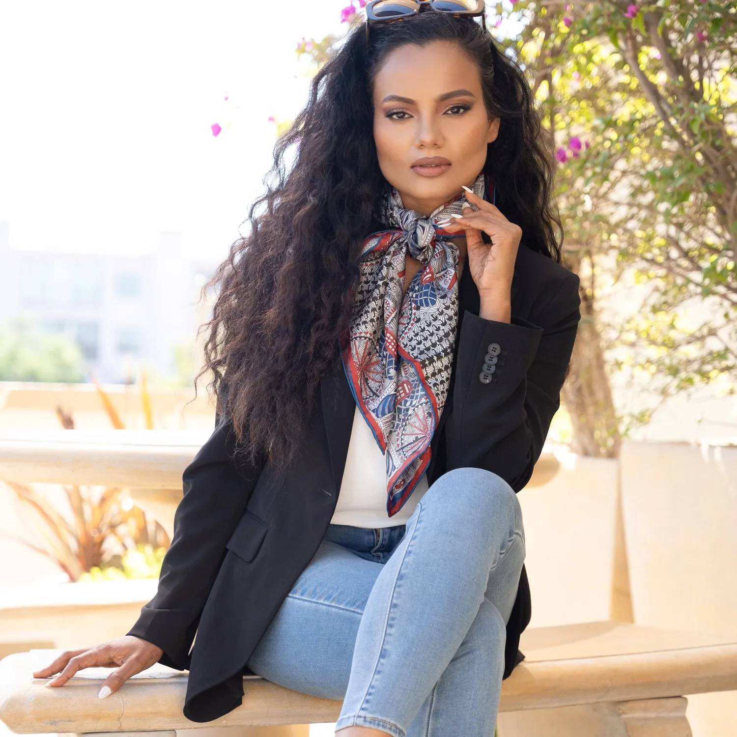 London-Square Scarf