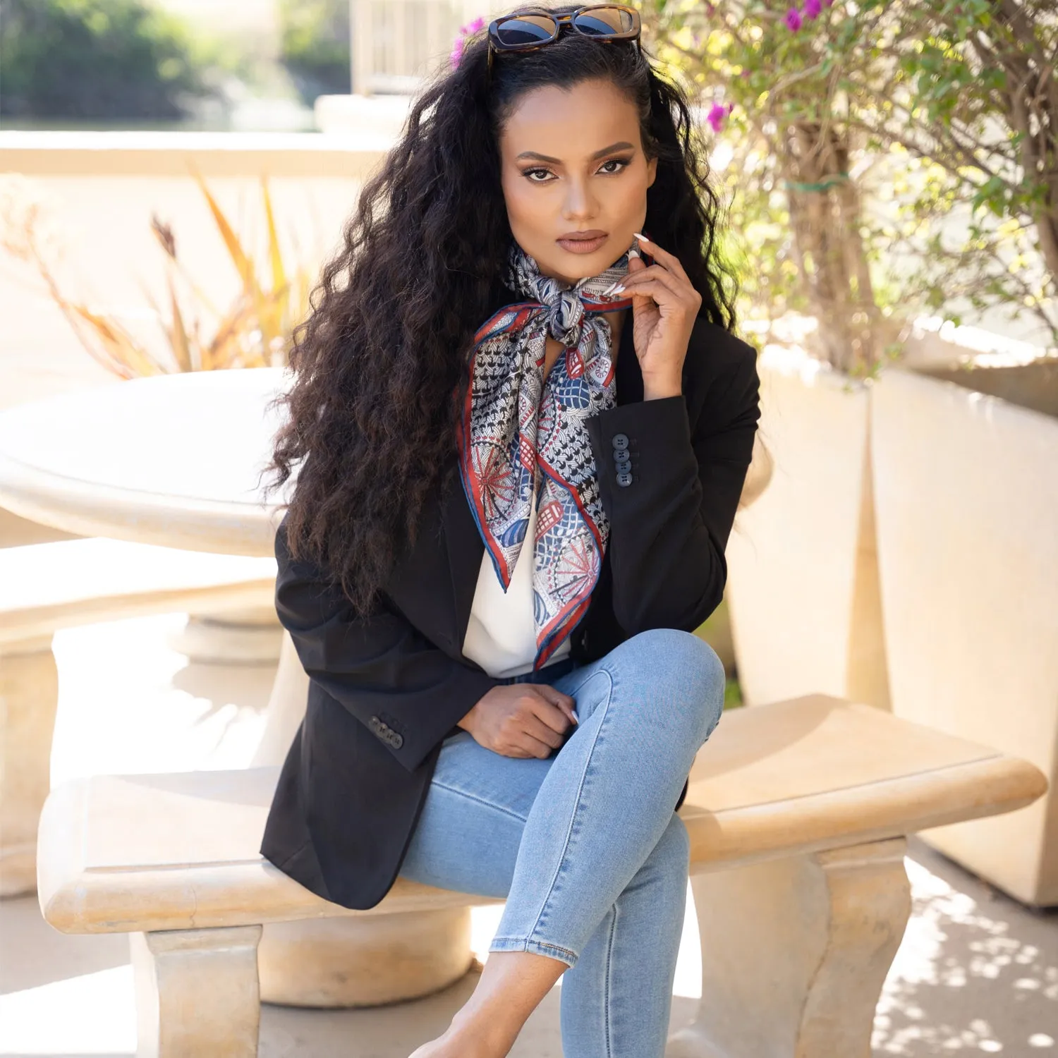 London-Square Scarf